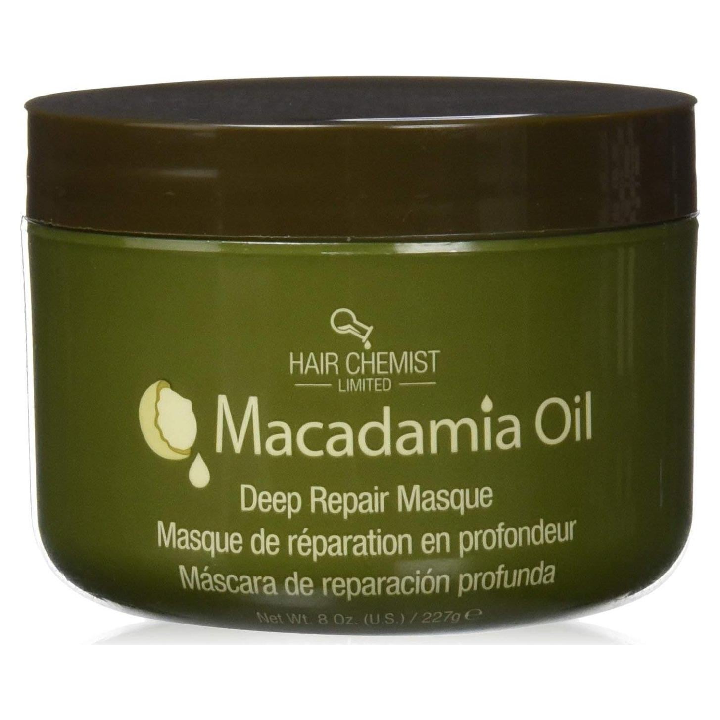 Mascarilla Reparadora Hair Chemist con Aceite de Macadamia 236.6 ml