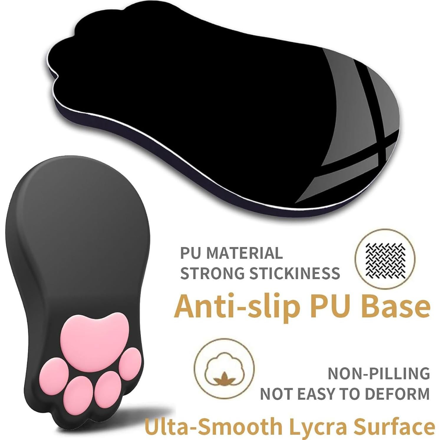 Almohadilla Ergonómica L-SPOUTTO 2 en 1 para Mouse y Teclado