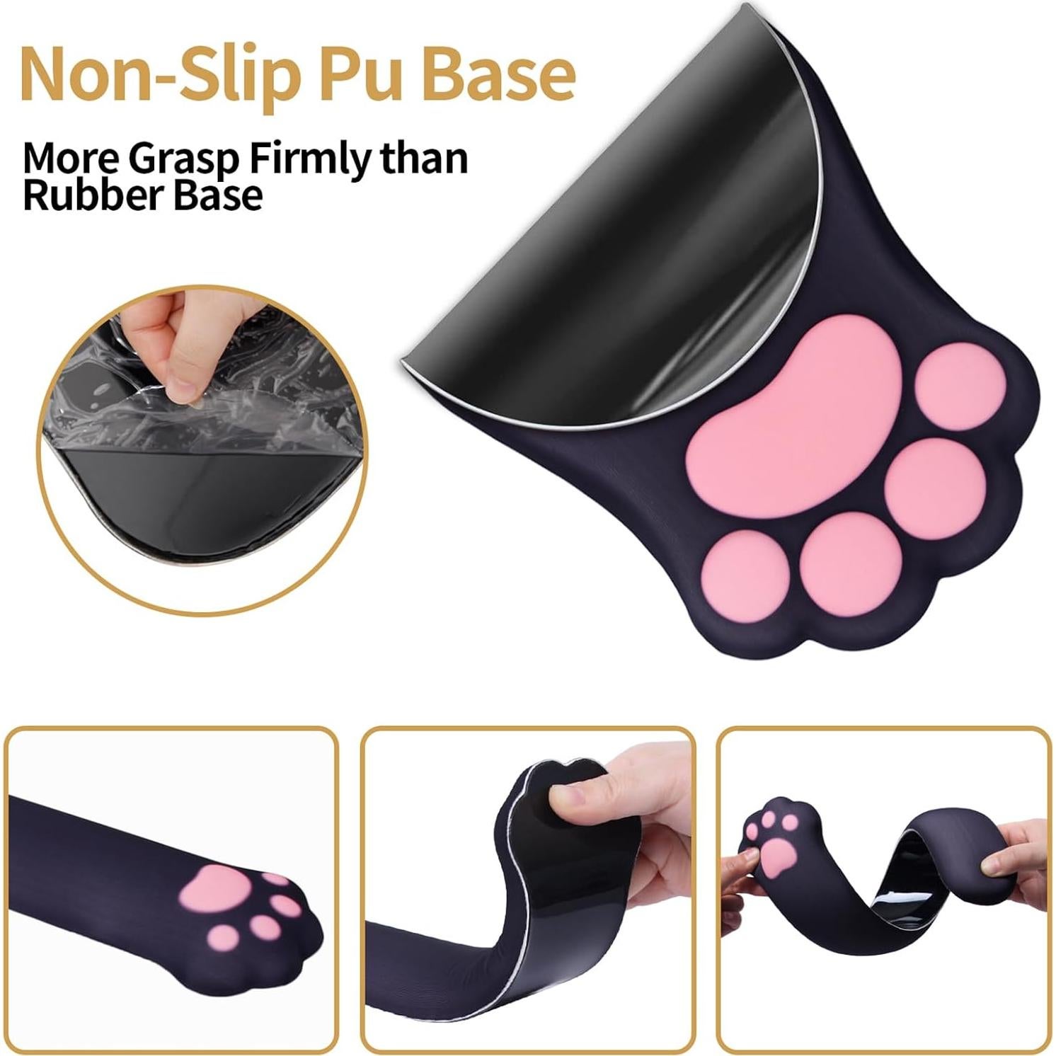 Almohadilla Ergonómica L-SPOUTTO 2 en 1 para Mouse y Teclado