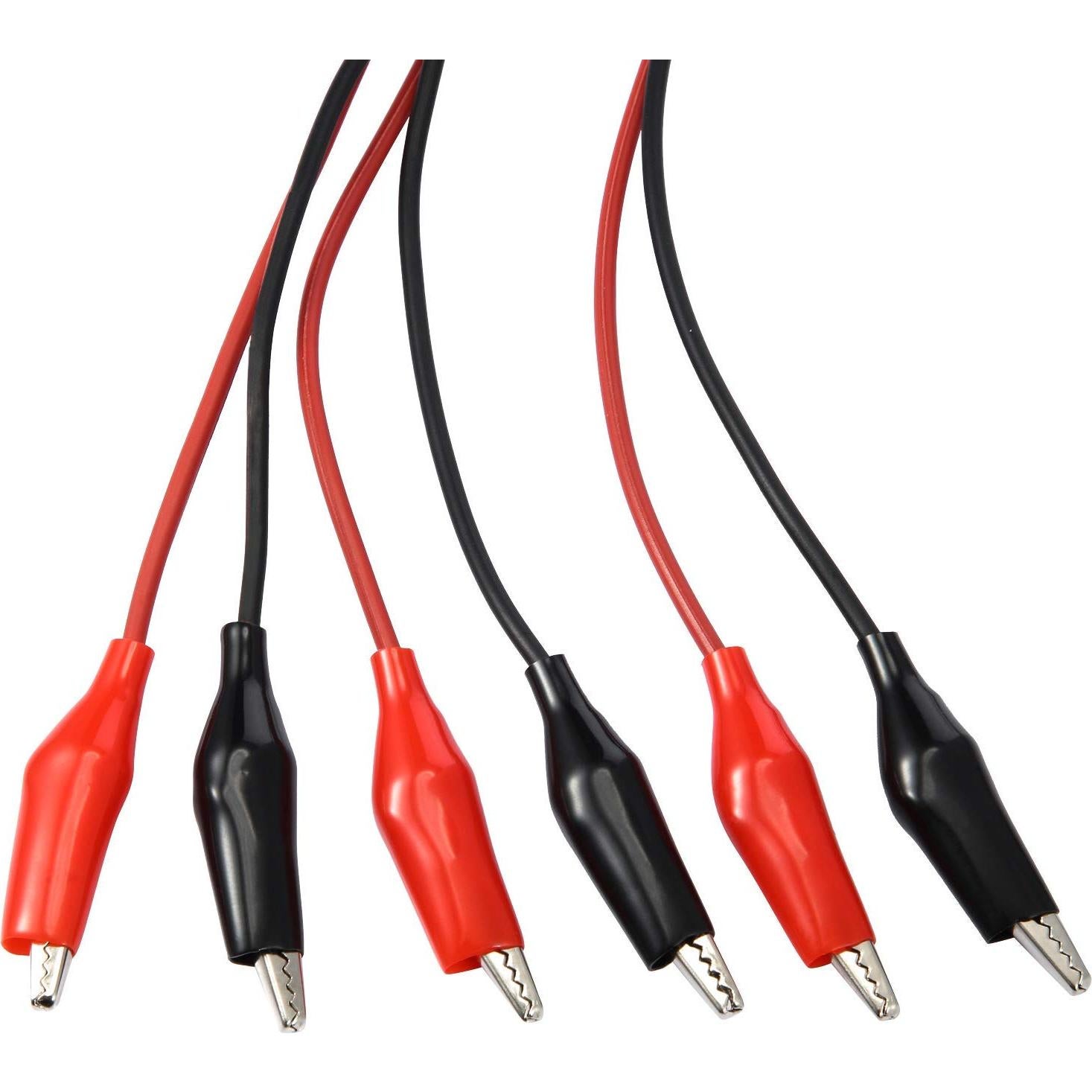 Cables de Prueba con Clips de Cocodrilo eBoot 1M - 4 Pcs