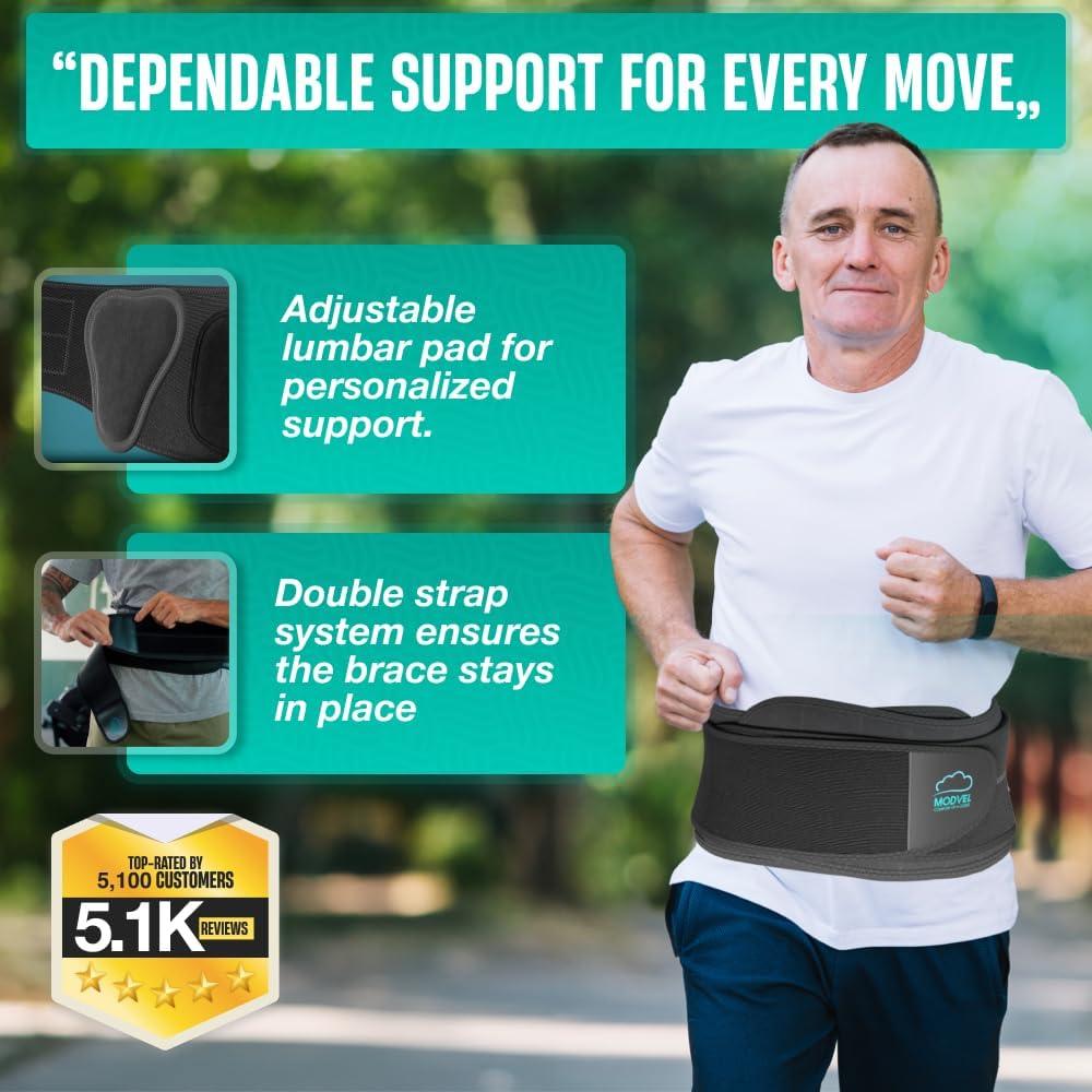 Faja Modvel Unisex XXL - Soporte Lumbar Alivio Dolor