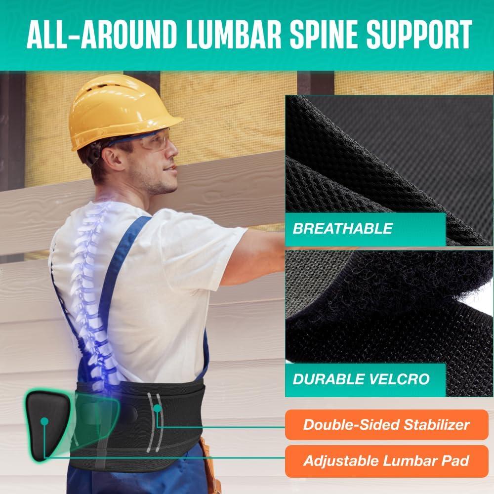 Faja Modvel Unisex XXL - Soporte Lumbar Alivio Dolor