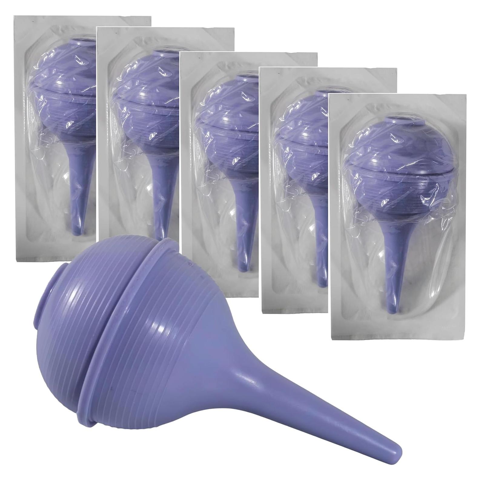 Bulbo de Succión Estéril 60ml Vakly - 5 Unidades para Oídos