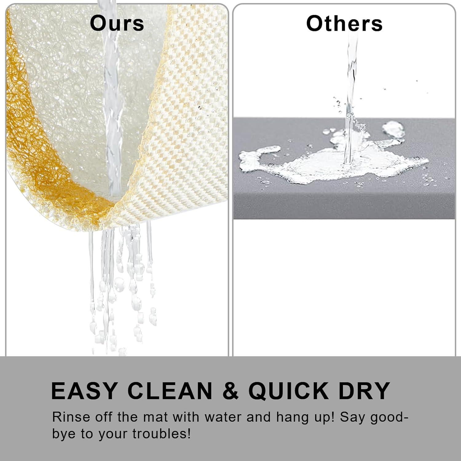 Alfombra de Baño Antideslizante Rzoysia 40.6x99.1 cm Banana