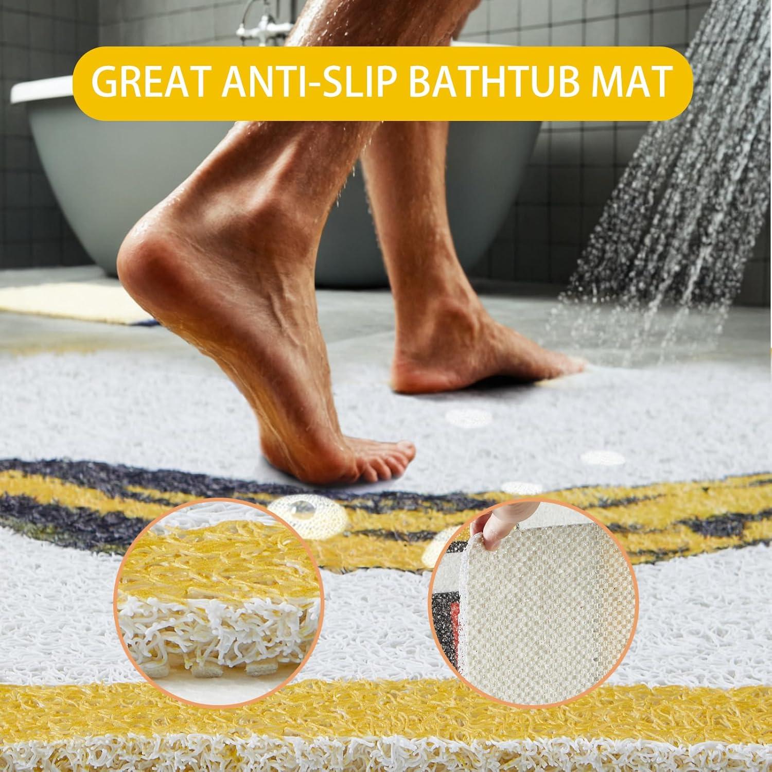 Alfombra de Baño Antideslizante Rzoysia 40.6x99.1 cm Banana