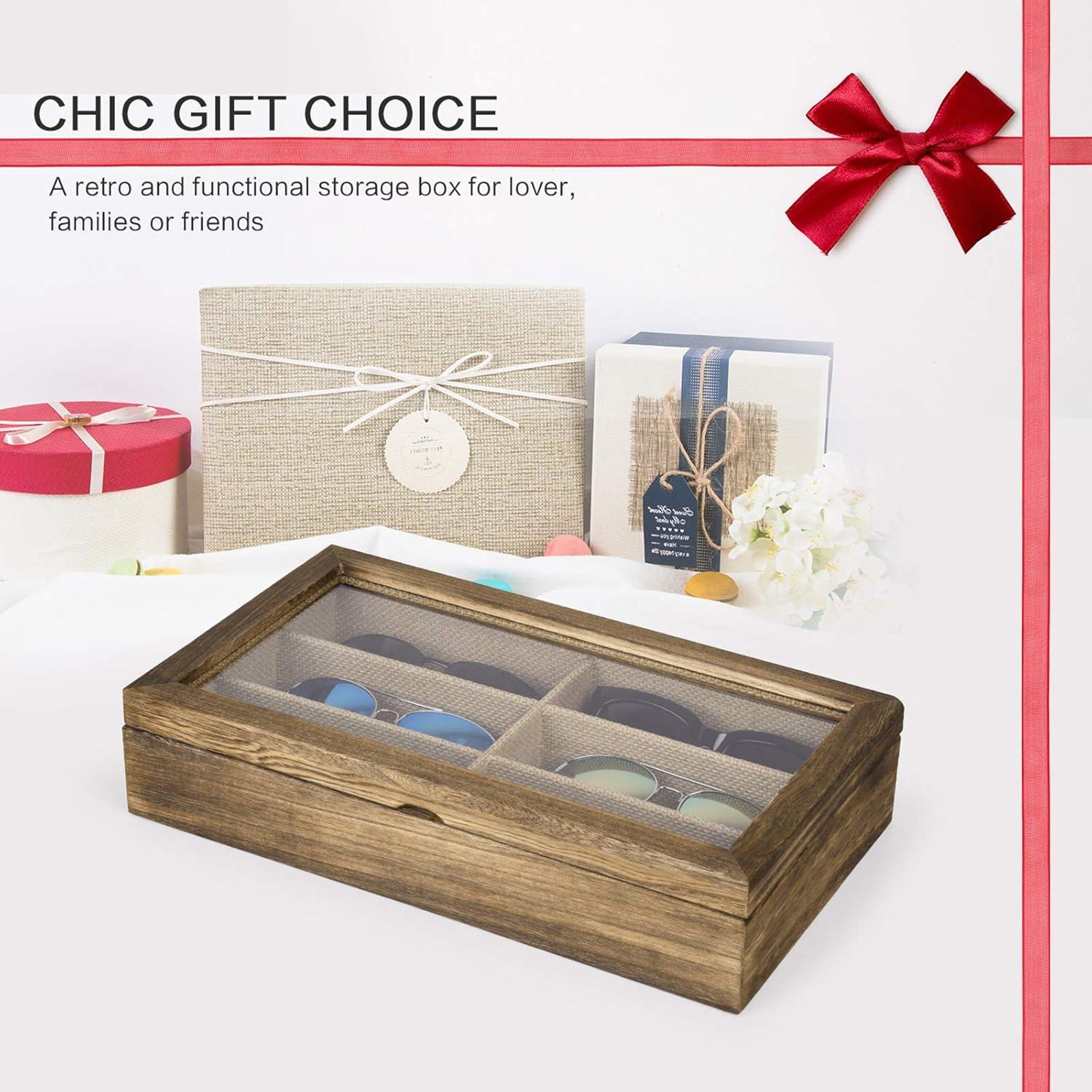 Caja Organizadora de Gafas de Sol SRIWATANA 6 Compartimentos