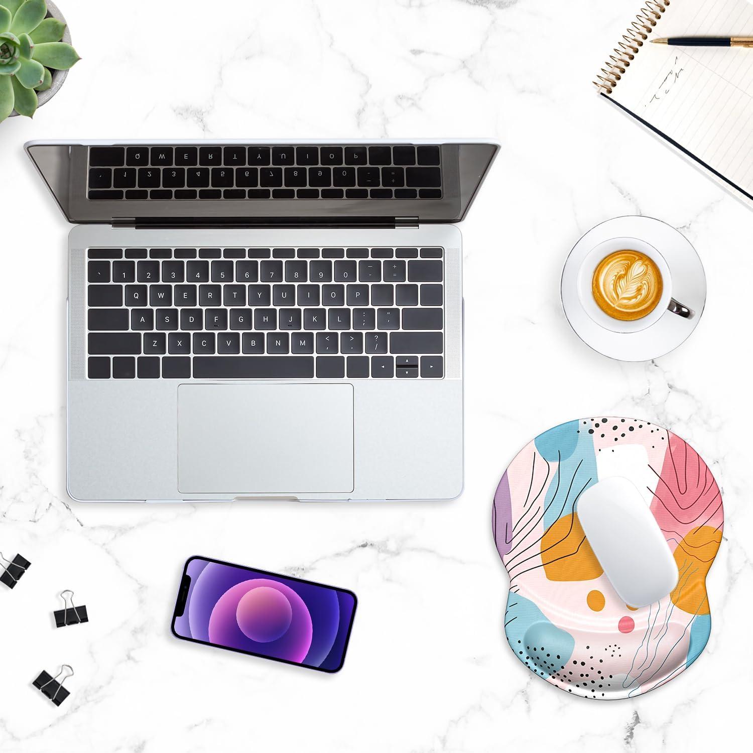 Almohadilla Ergonómica ITNRSIIET con Soporte de Muñeca de Gel 22.1x18.3cm