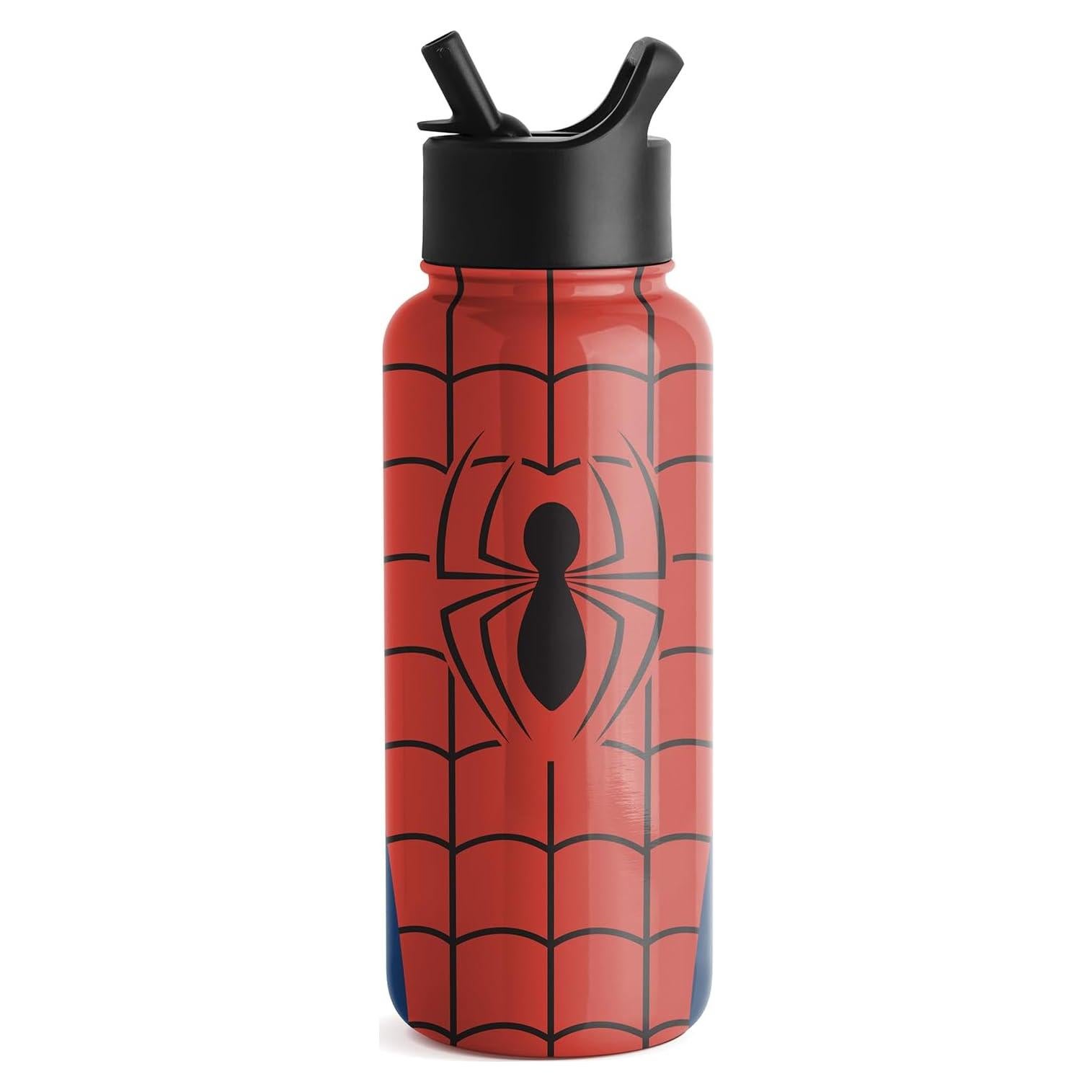 Botella de Agua Simple Modern Spider-Man 0.95L Aislada