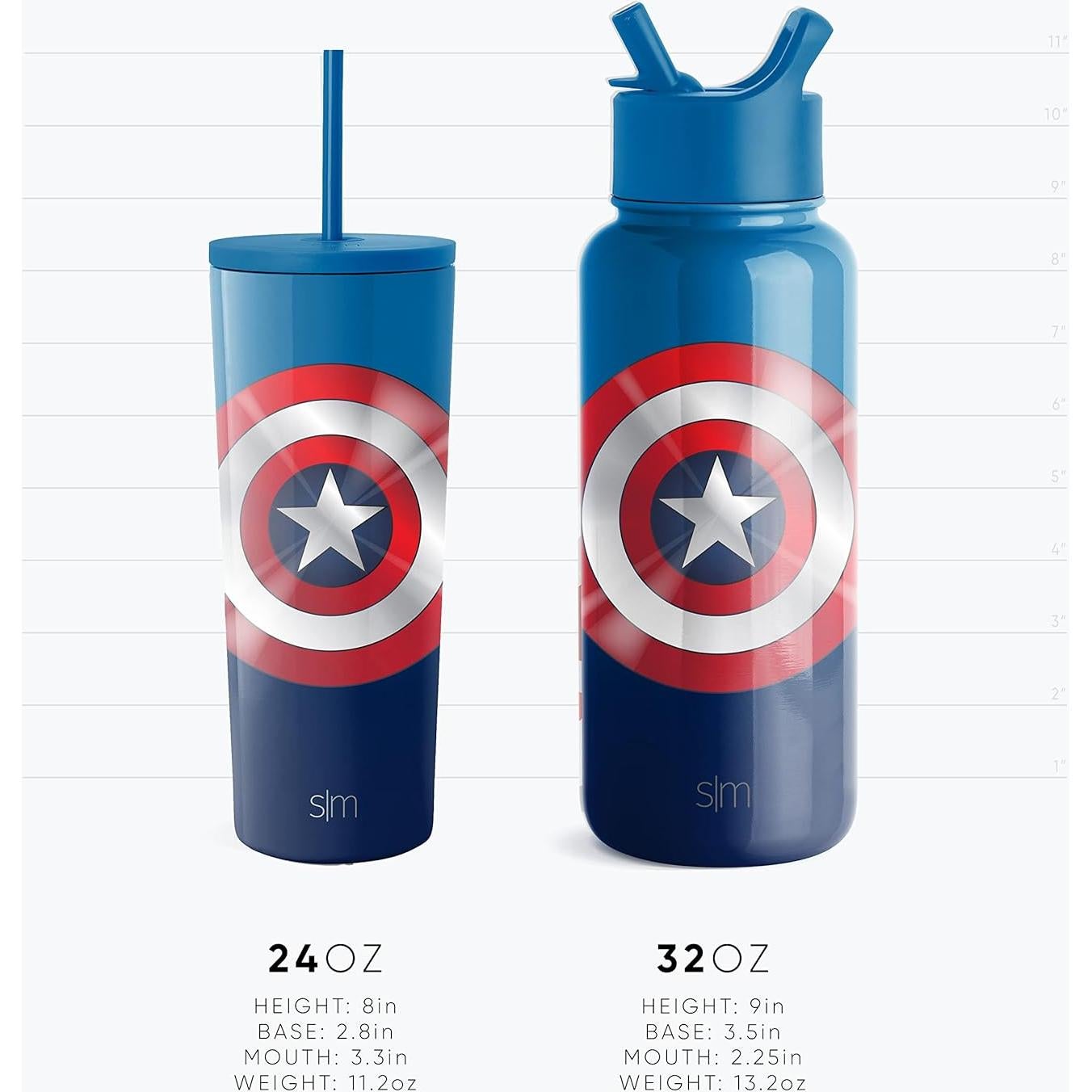 Botella de Agua Simple Modern Spider-Man 0.95L Aislada