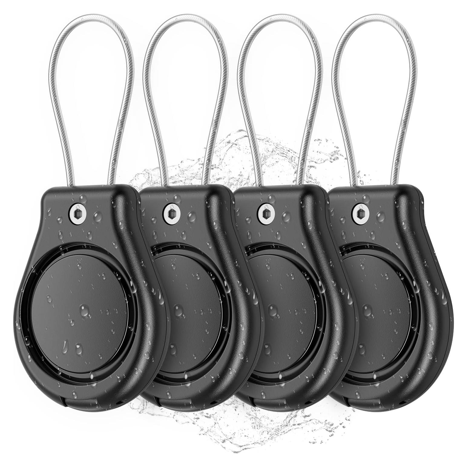 Paquete de 4 Fundas Impermeables Geyrut para Apple AirTag