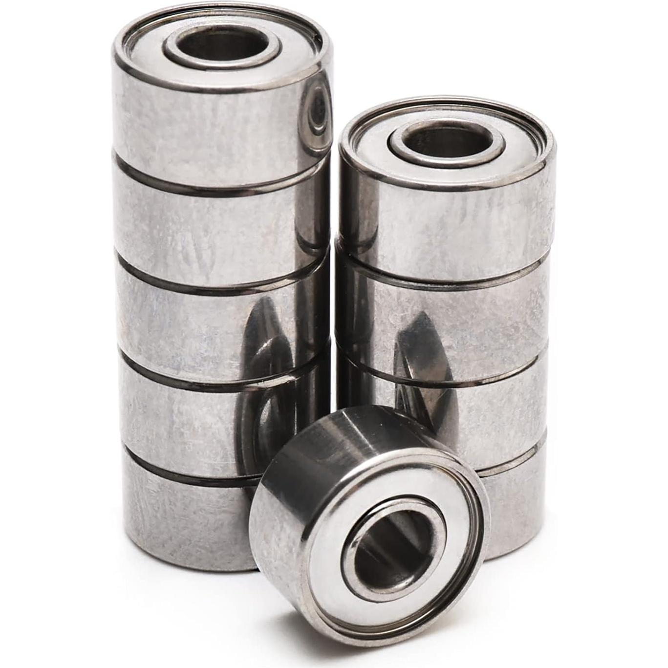 Rodamientos de Bolas Miniatura JiuWu 3x8x4 mm Paquete de 10