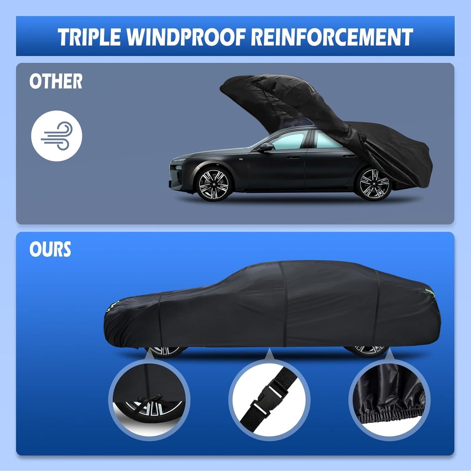 Cubierta de Coche Migaven 6 Capas Ajuste Honda CRV RAV4