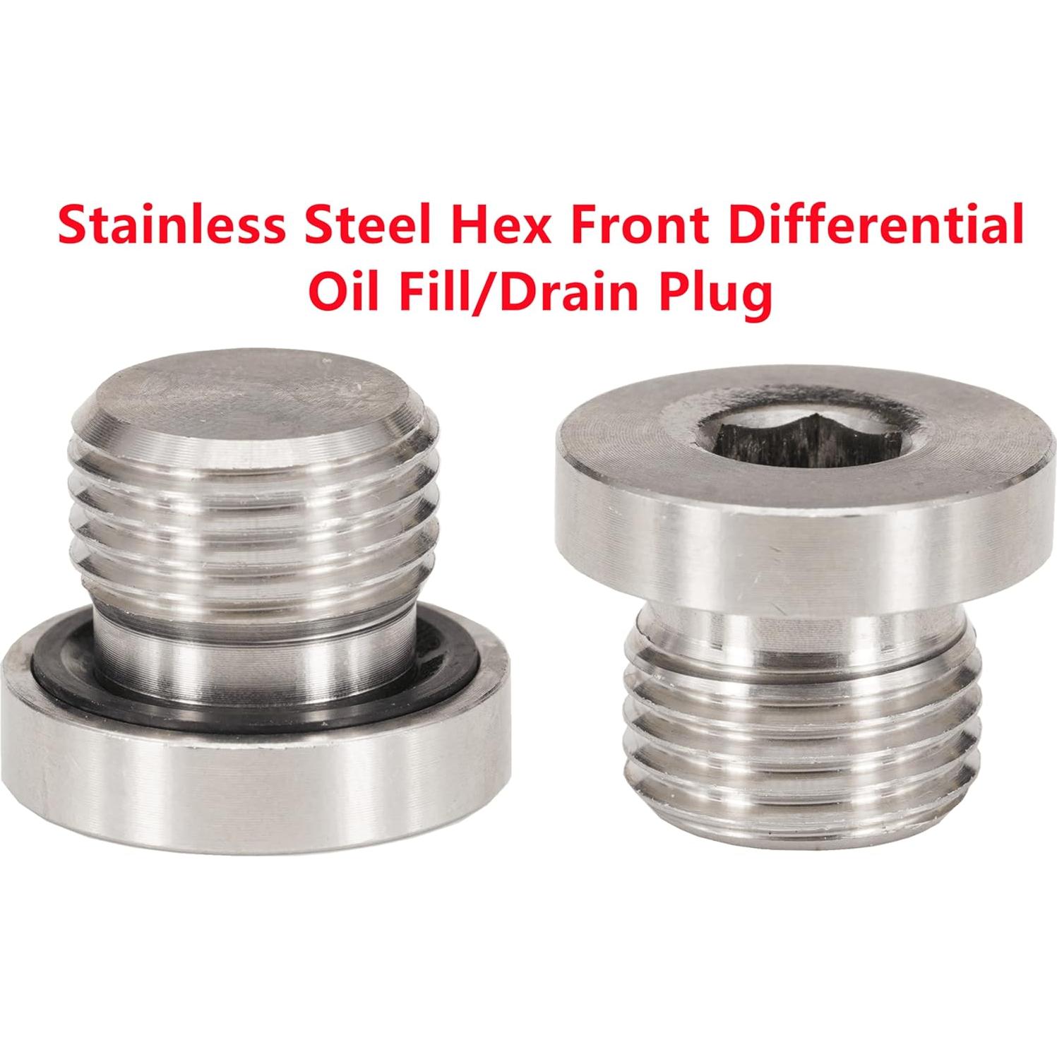 Kit de Tapones de Drenaje y Llenado Dsnaduo 5 PCS Acero Inoxidable