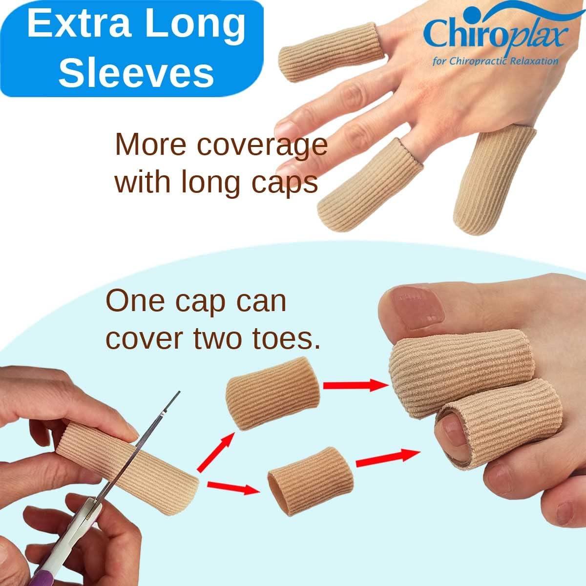 Fundas Protectores para Dedos Chiroplax - Pequeño, 5 Pzas