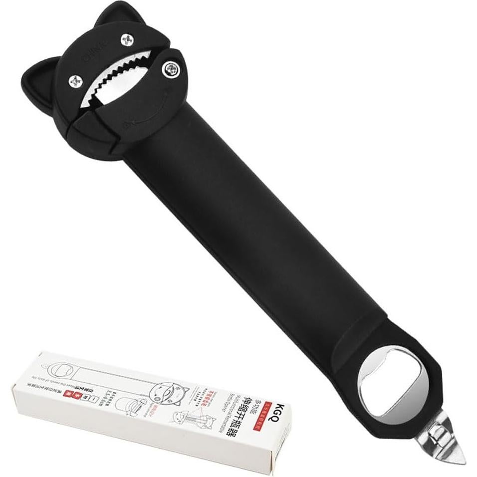 Abrebotellas Multifuncional EBUTY para Manos Débiles - Negro