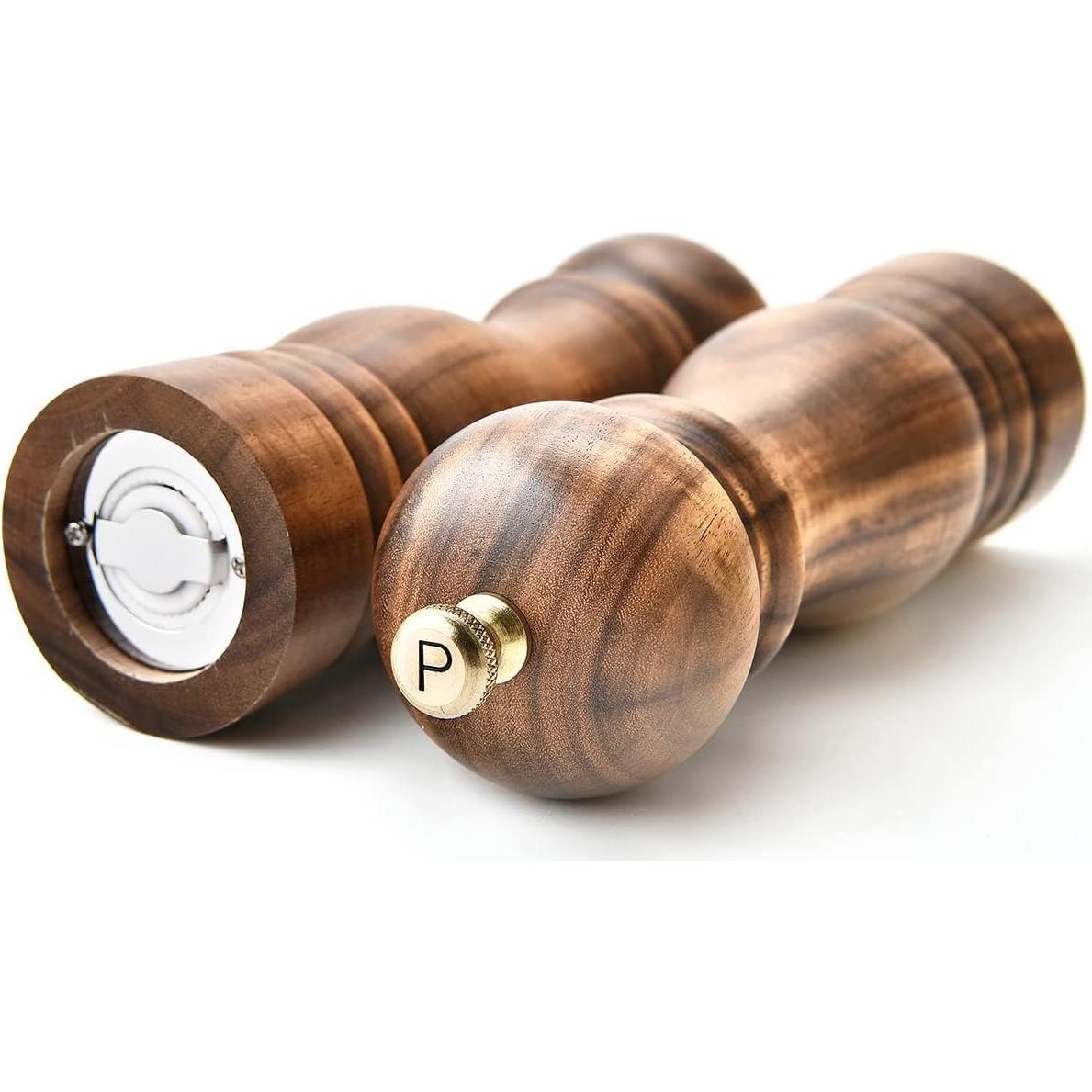 Molinillo de Sal y Pimienta Bill.F Acacia 19.3 cm Ajustable