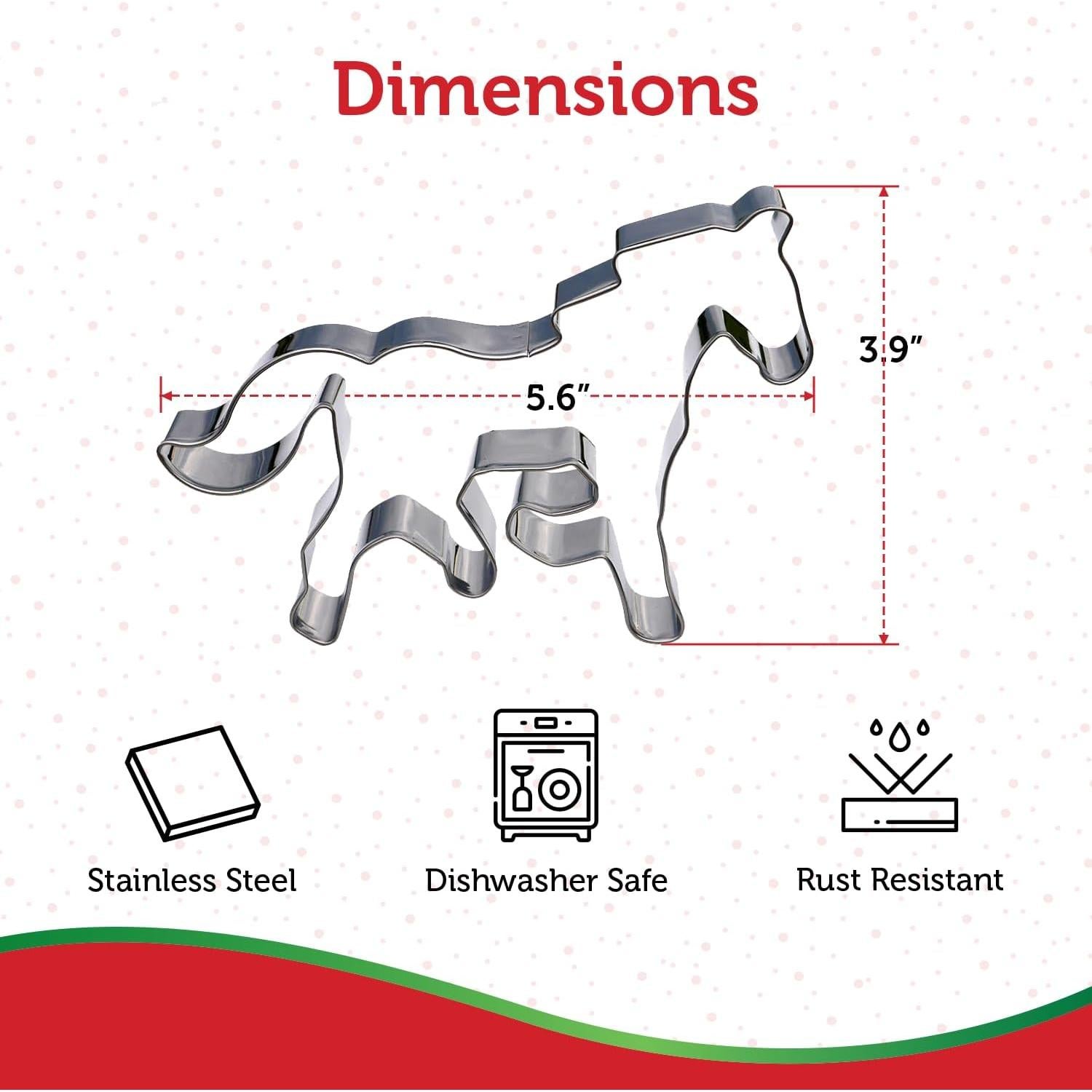 Cortador de Galletas Caballo Sweet Cookie Crumbs 15x10 cm