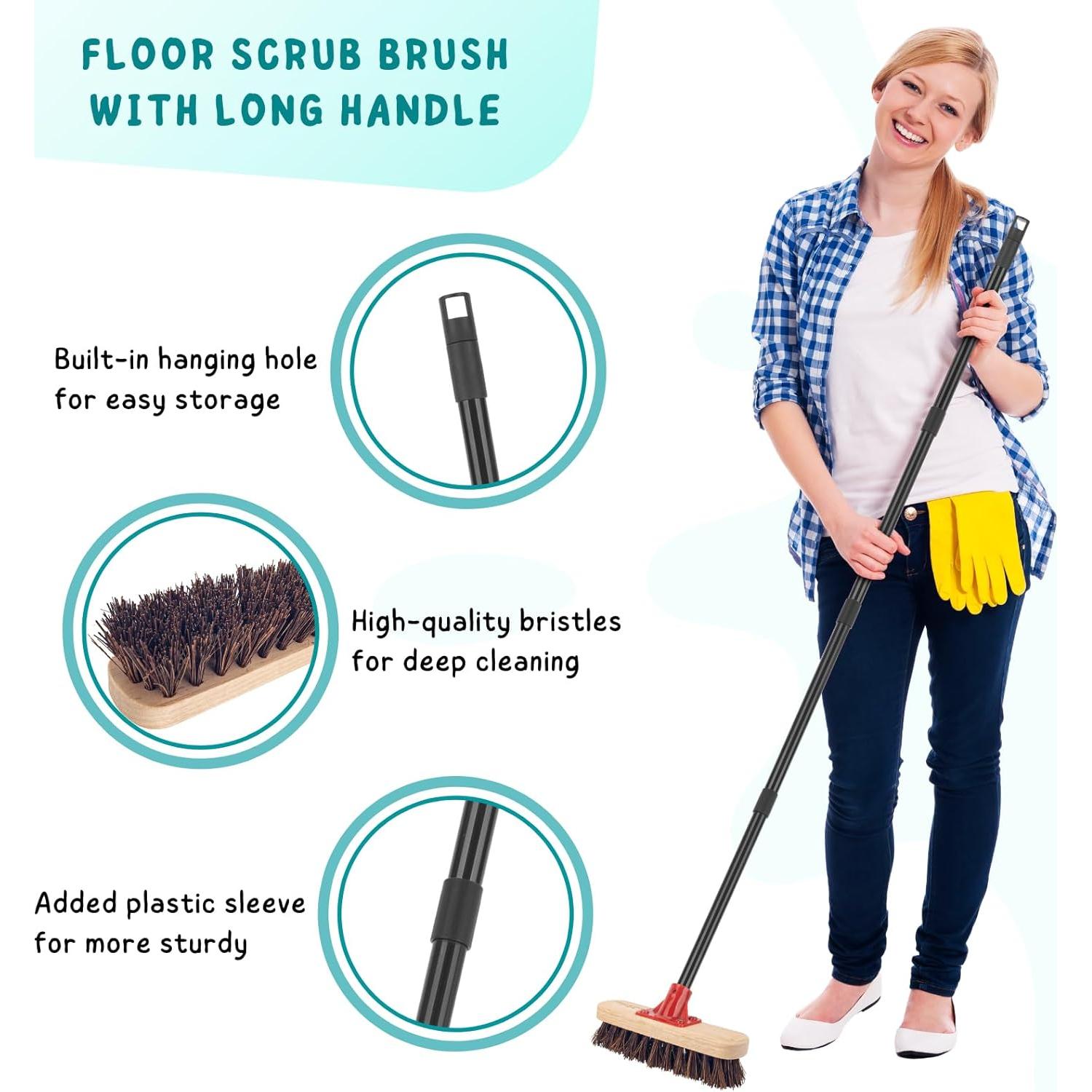 Cepillo de Deck KeFanta con Mango Largo 132 cm Palmyra