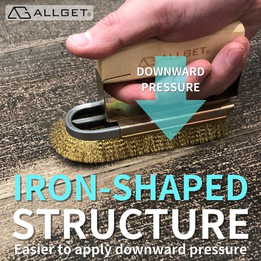 Cepillo de Alambre de Latón ALLGET HD-5X-AMZ 0.5kg