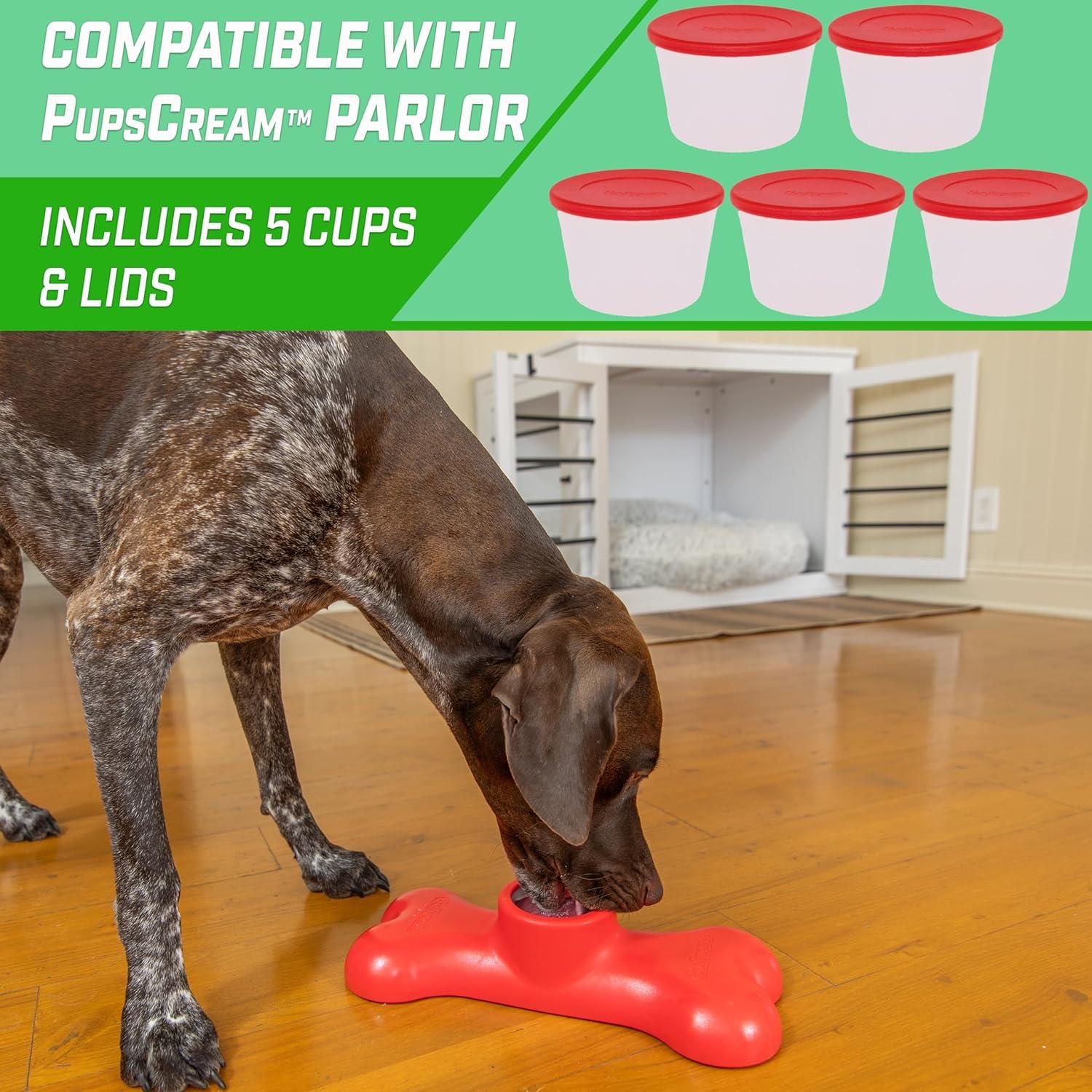 Vasos Reutilizables GoSports PupsCream Parlor - 5 Unidades