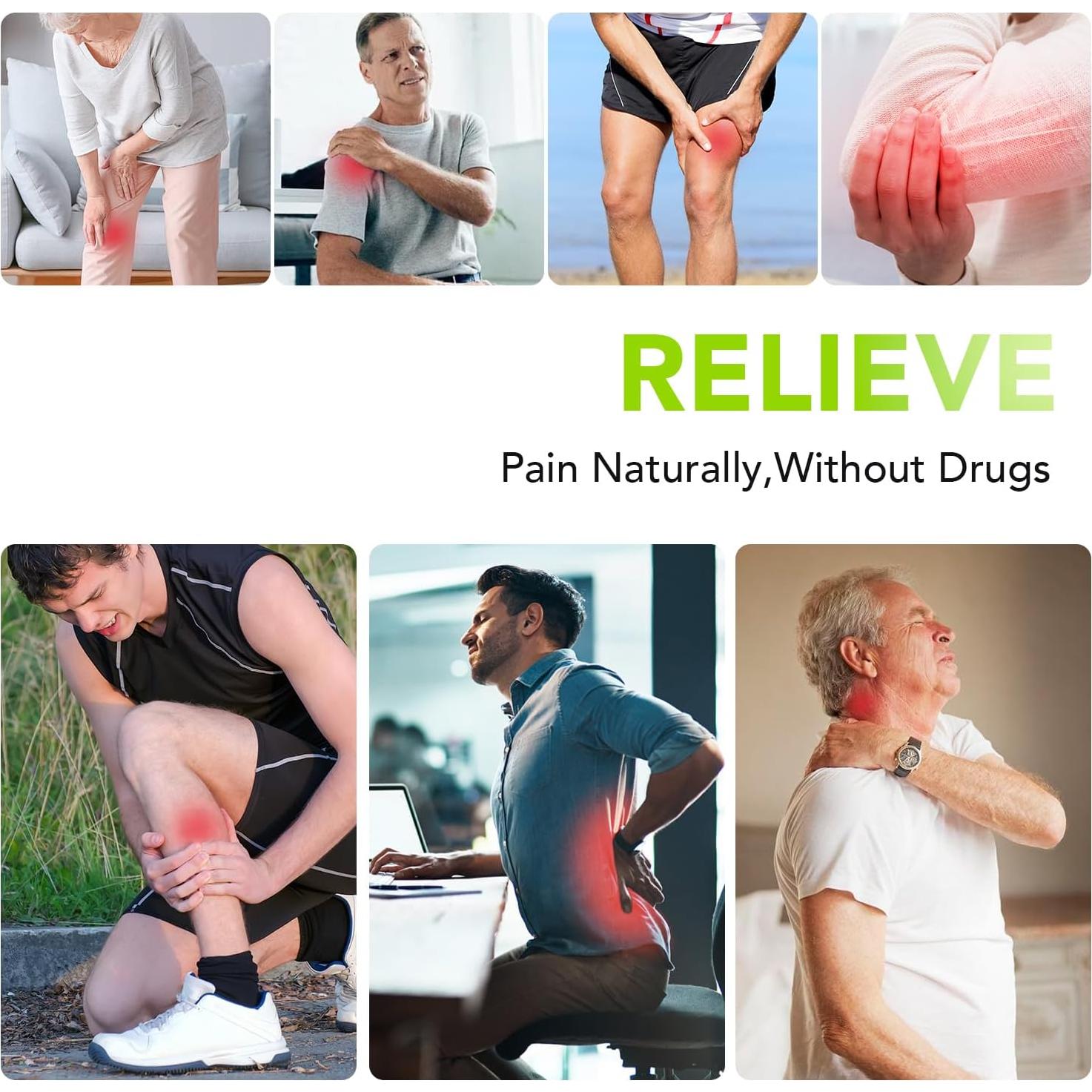 Estimulador Muscular TENS CESLIFF Doble Canal 24 Modos