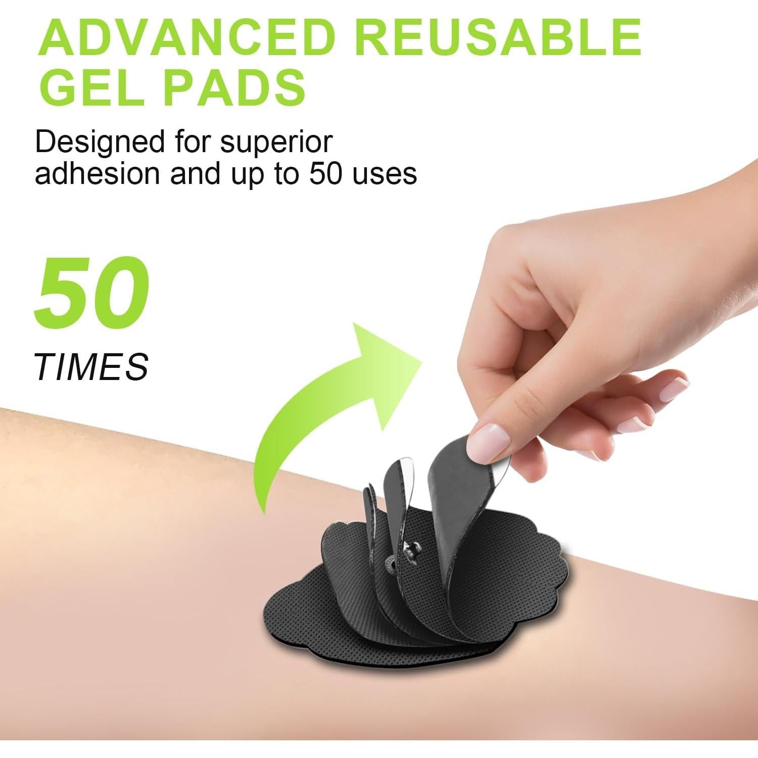 Estimulador Muscular TENS CESLIFF Doble Canal 24 Modos