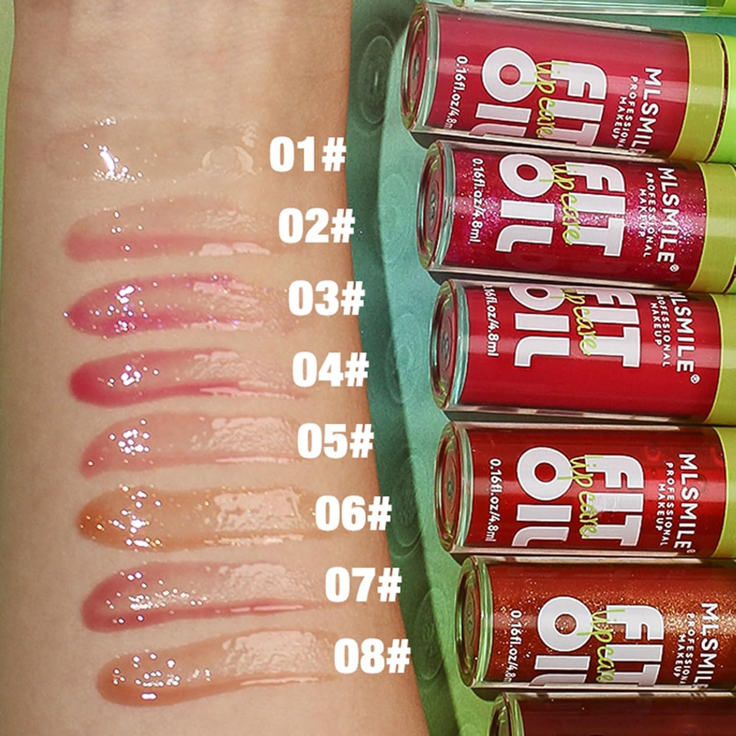 Conjunto de Aceite Brillo Labial VolksRose 4 Piezas Hidratante