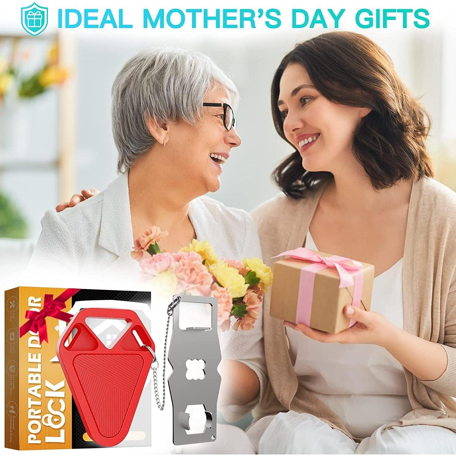 Cerradura de puerta portátil HELEMAN - 2 unidades, seguridad viaje