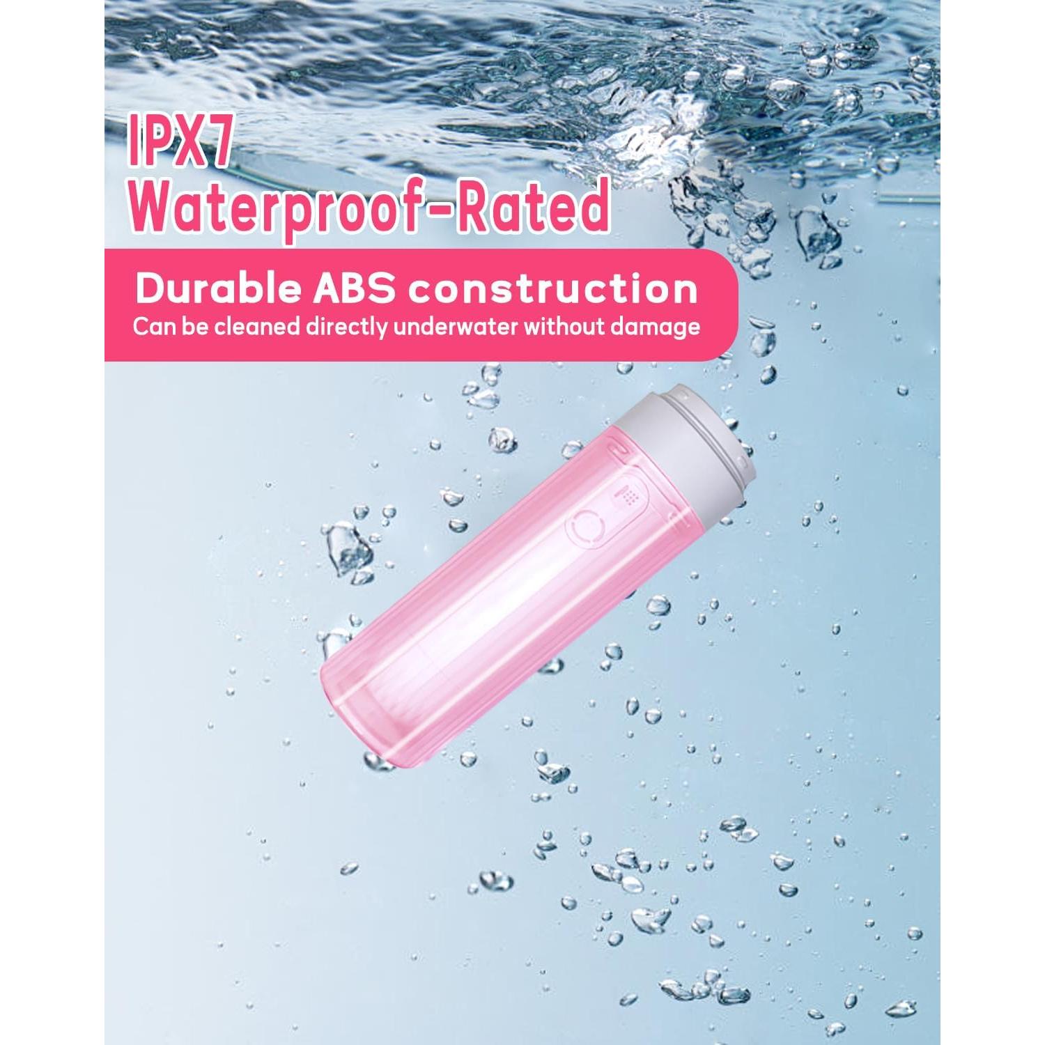 Bidet Portátil Eléctrico Ripmutter Rosa 3 Modos Recargable USB-C