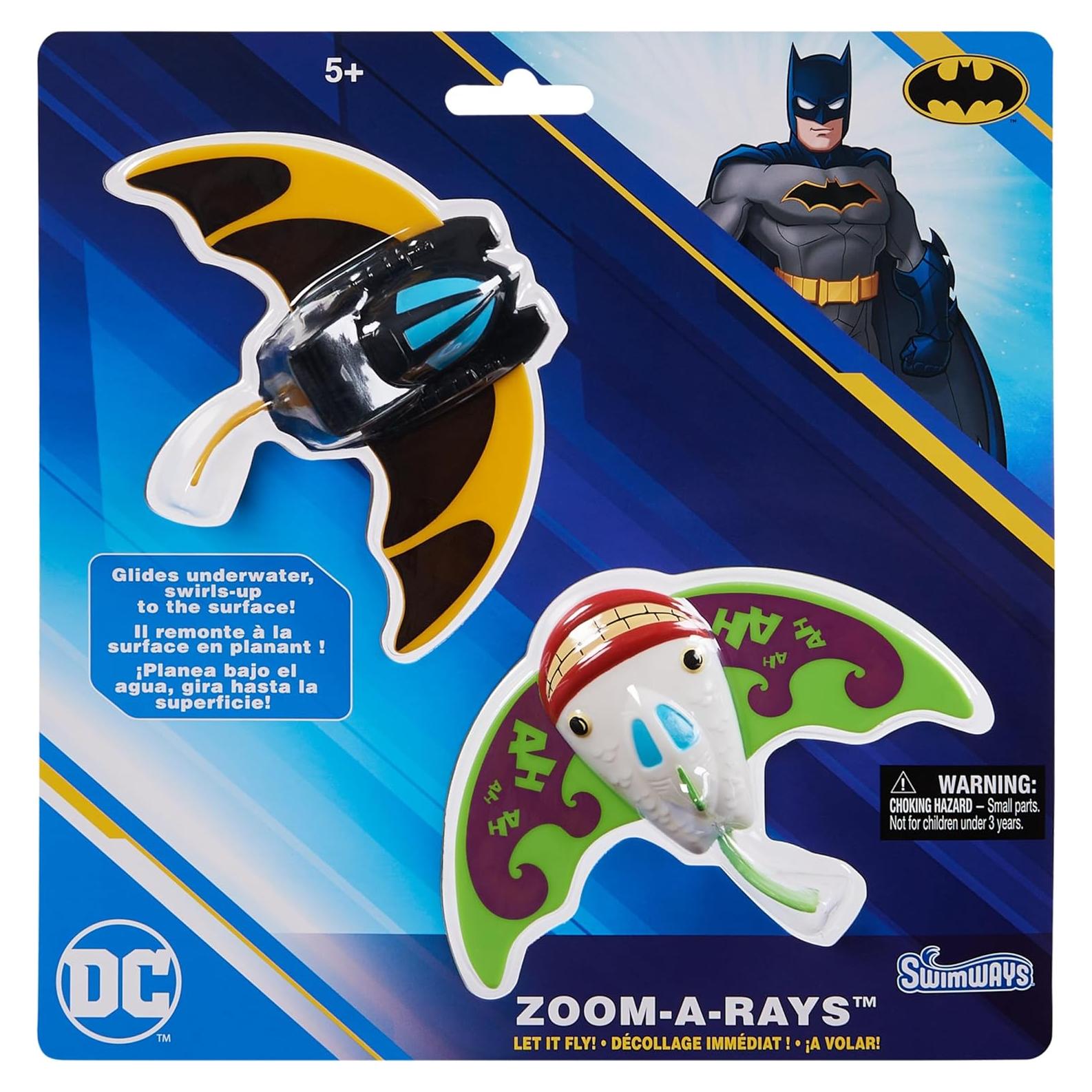 Juguetes de Agua SwimWays DC Batman Zoom-A-Rays - 2 Piezas