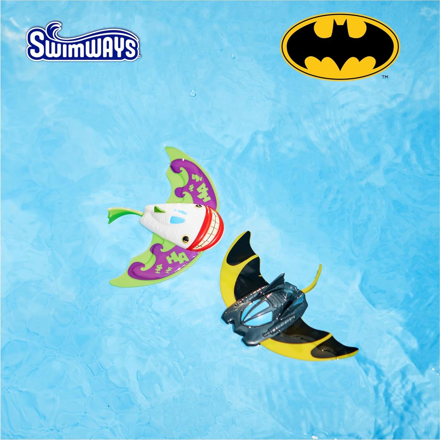 Juguetes de Agua SwimWays DC Batman Zoom-A-Rays - 2 Piezas