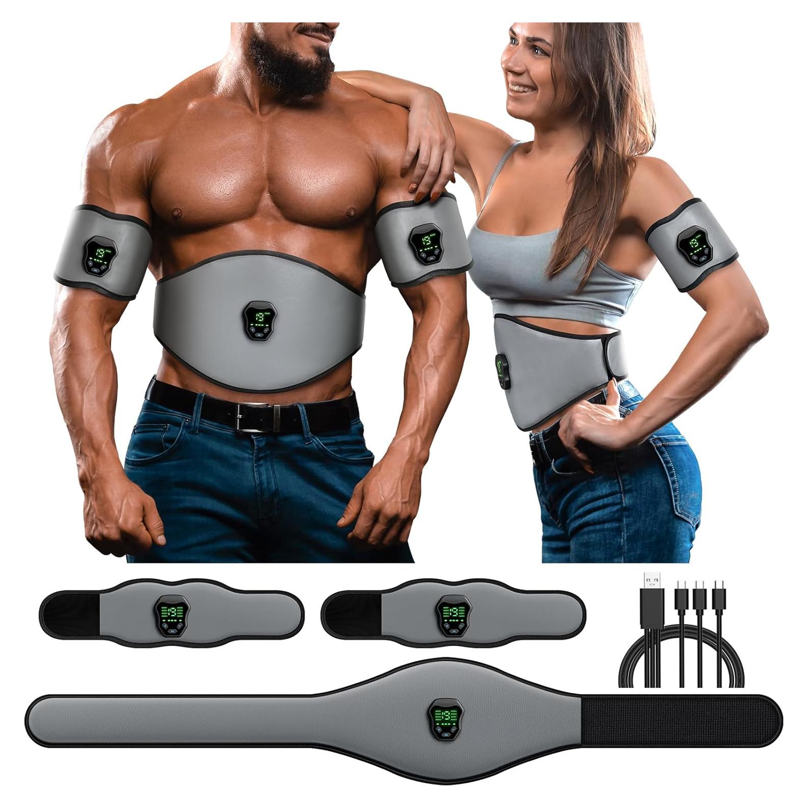 Cinturón de Fitness NEWPINE EMS ABS Estimulador Muscular