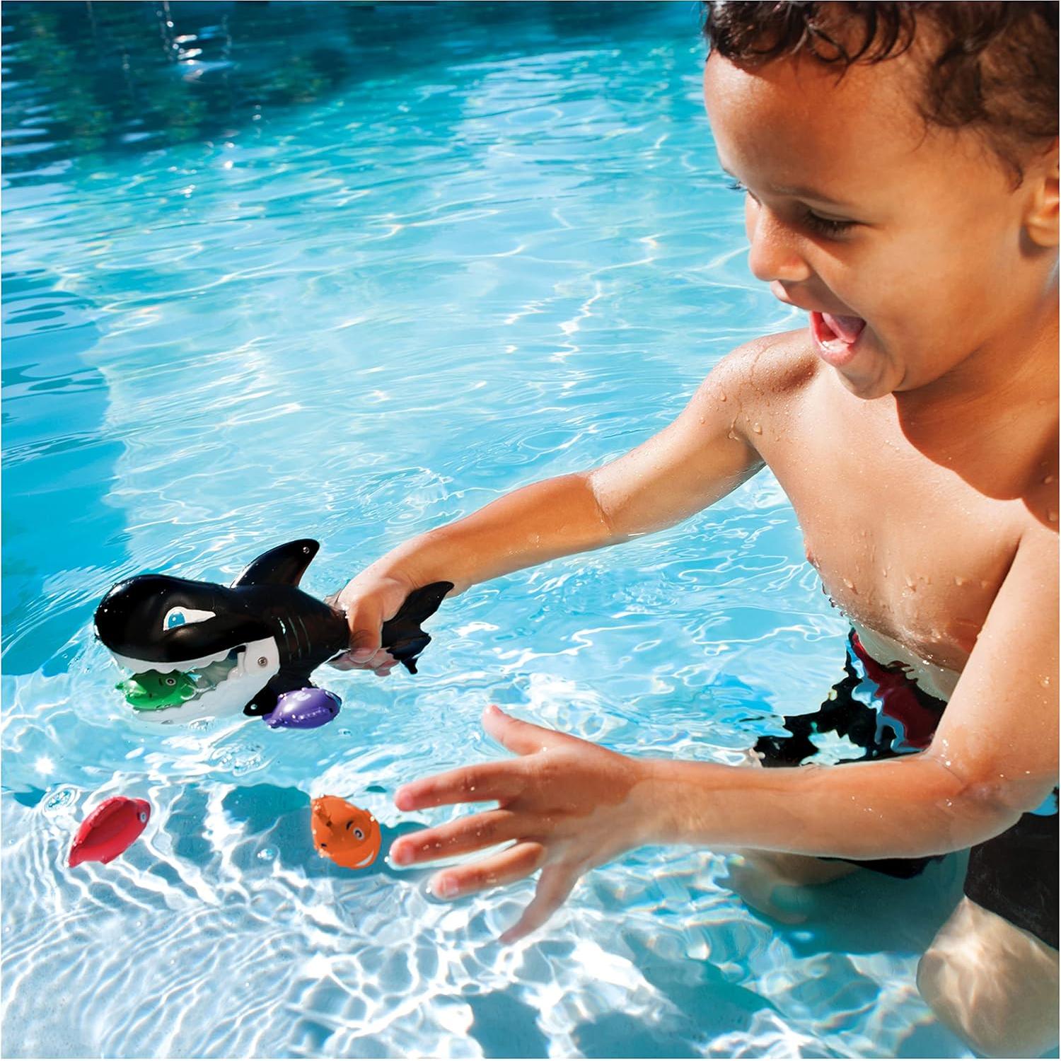 SwimWays Gobble Gobble Guppies Educational Water Toy, Pool Party Favors & Bath Toys for Kids Ages 2 and Up