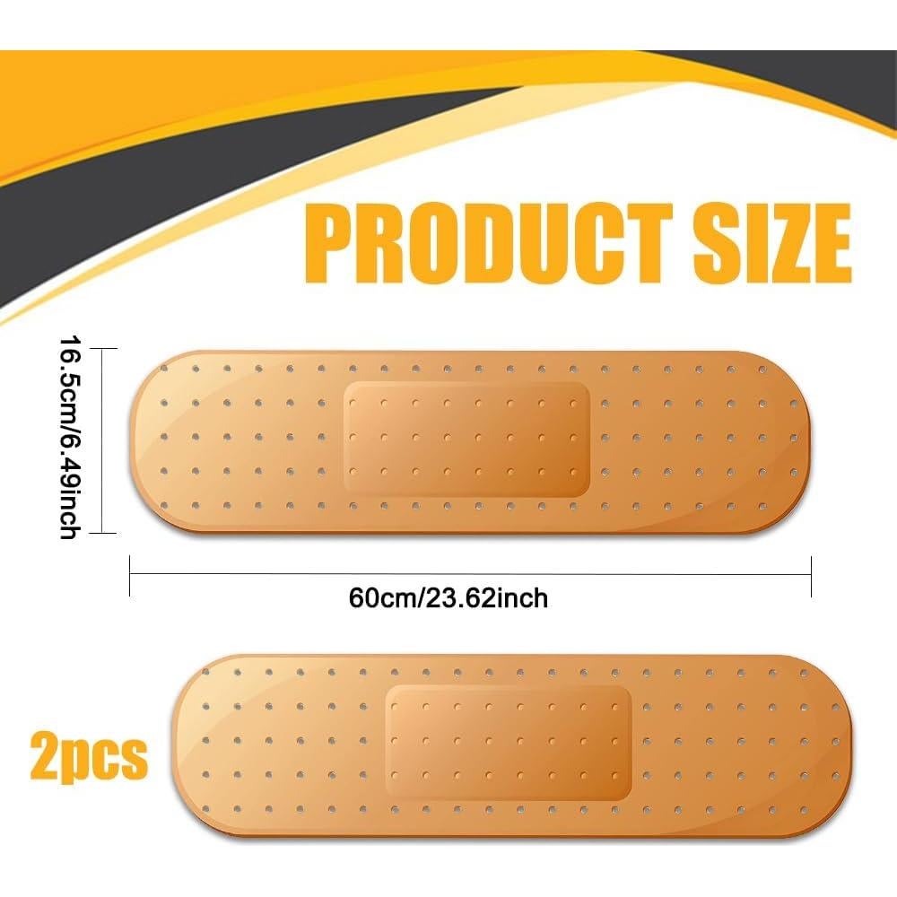 Calcomanías Bandaid para Auto RGOAANC Beige 2 Piezas