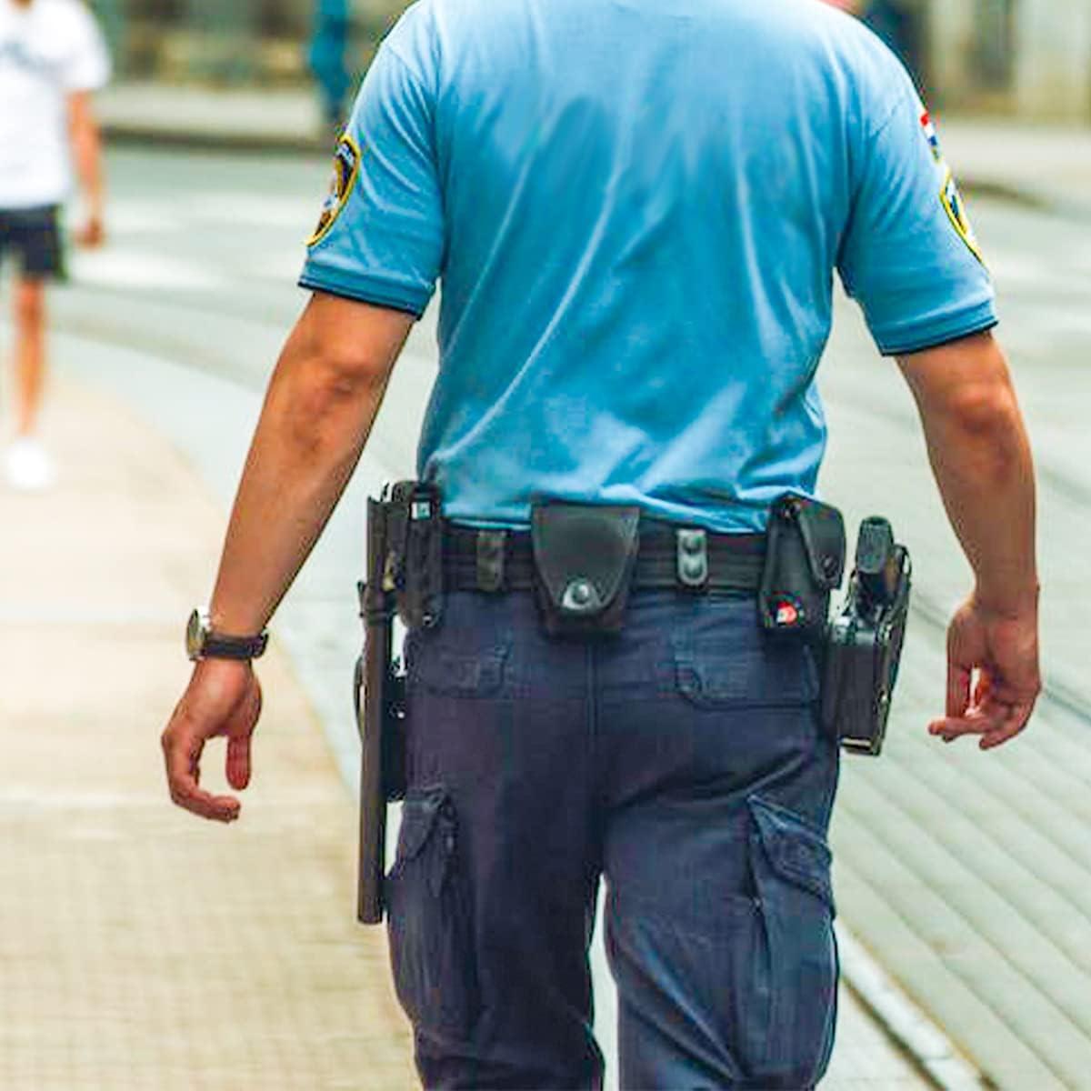 Cinturón Táctico Ajustable Negro 10 en 1 para Seguridad Militar