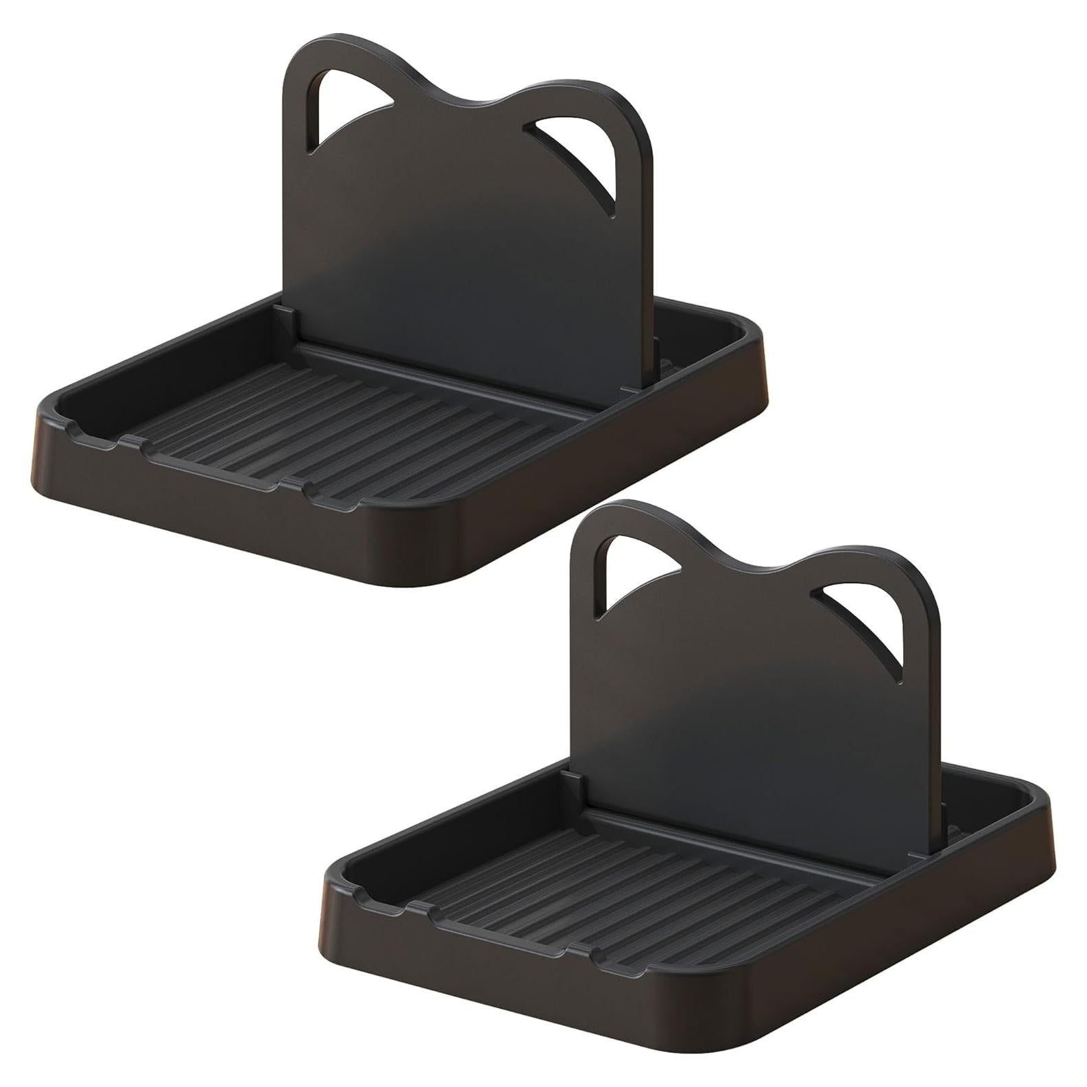 Soporte de Cuchara Plegable H&W 2Pcs Negro para Cocina