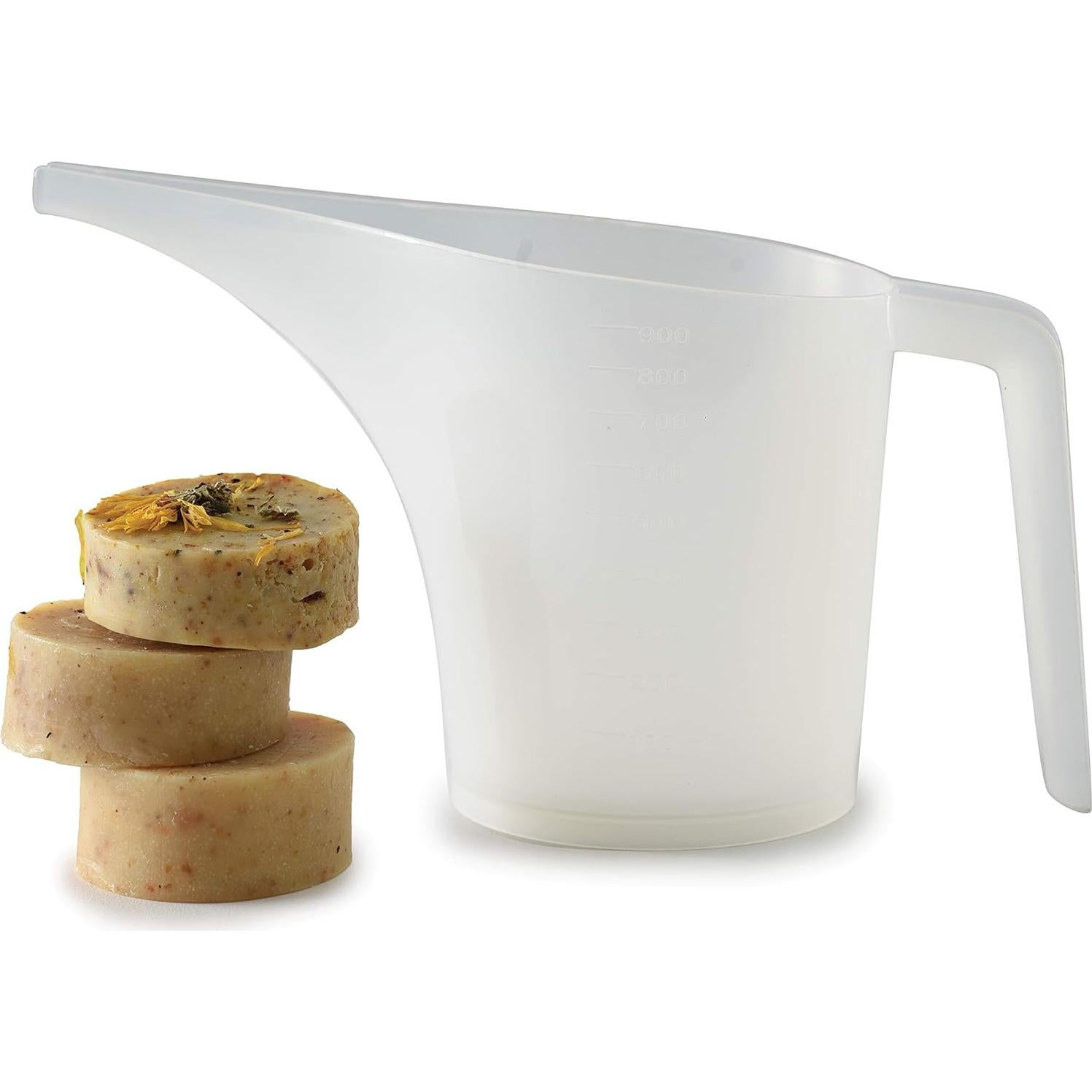 Embudo Jarra Norpro 3.5 Tazas Blanco 900 ml Resistente Calor