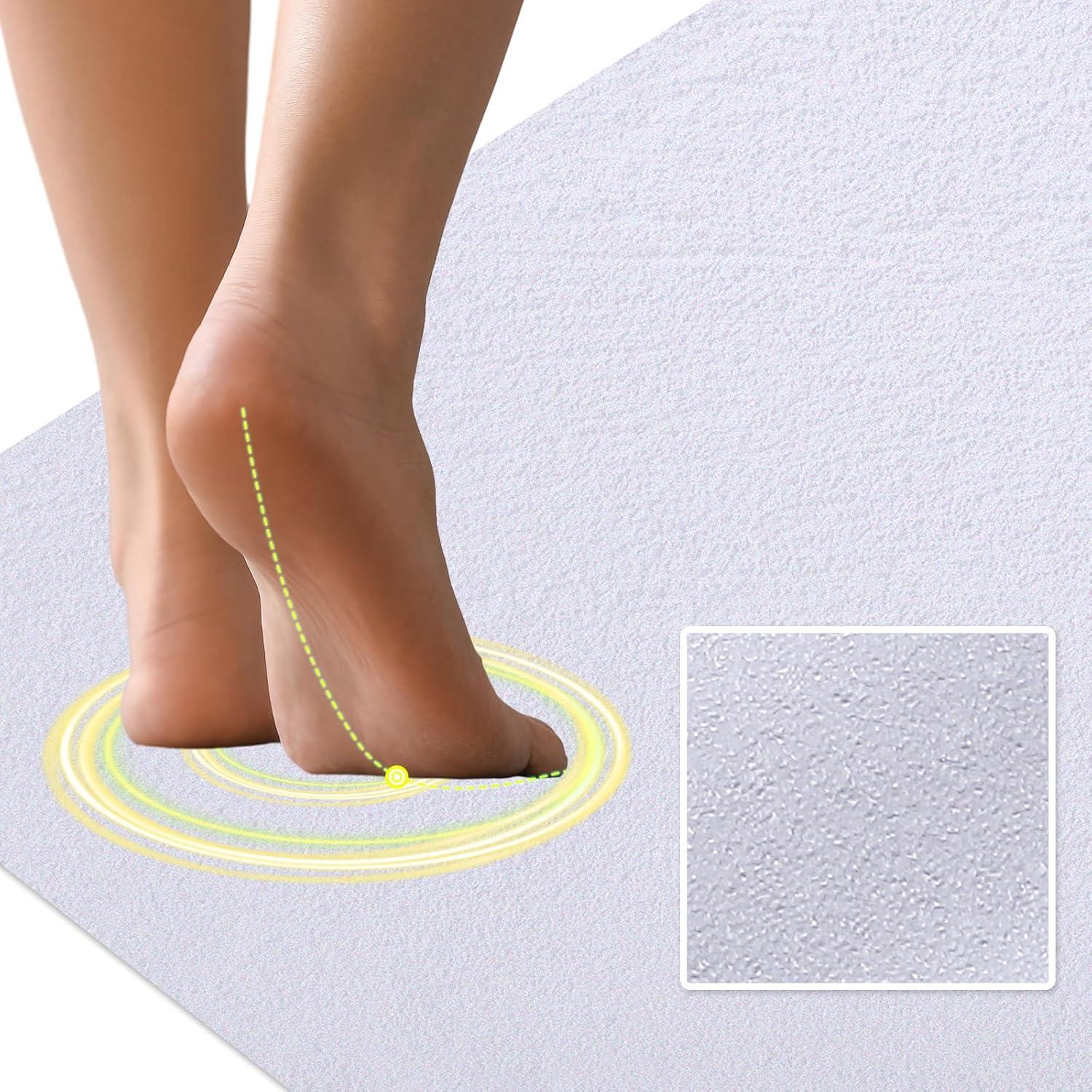 Alfombrilla de Ducha Antideslizante Dunzoom 54x54cm Blanca