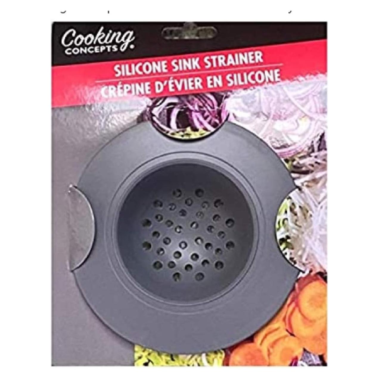 Coladores de Silicona Conceptos de Cocina - Paquete de 2 Gris