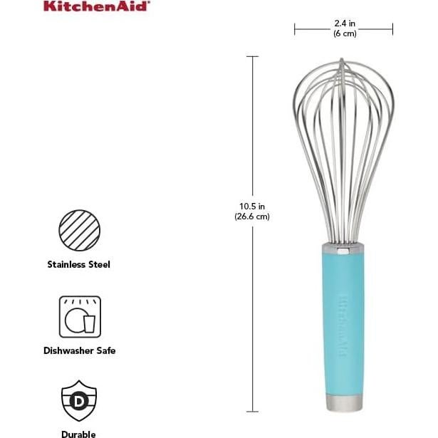 Batidor de Utilidad KitchenAid Aqua Mate 26.67 cm Acero Inoxidable
