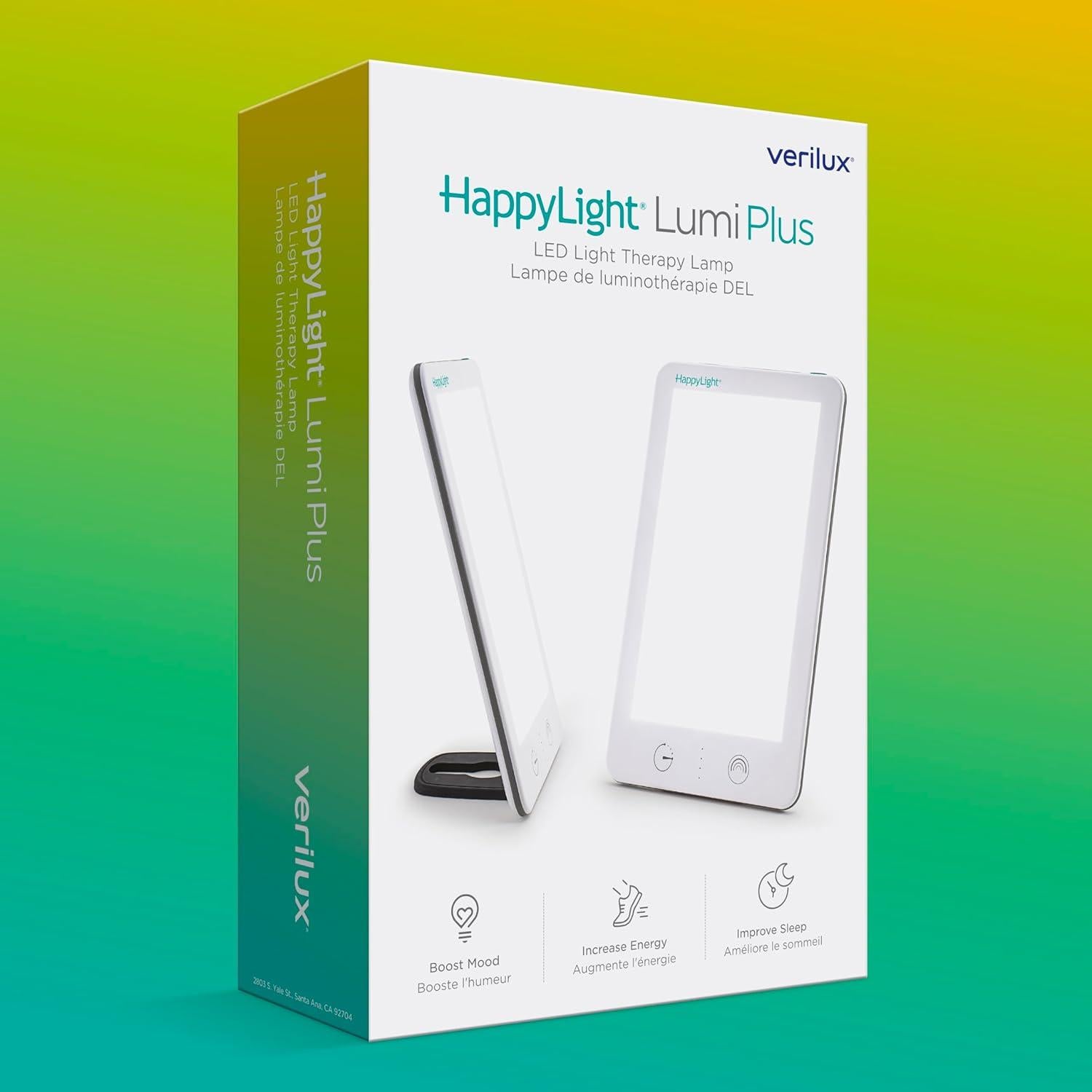 Lámpara de Terapia de Luz Verilux HappyLight Lumi Plus 10000 Lux