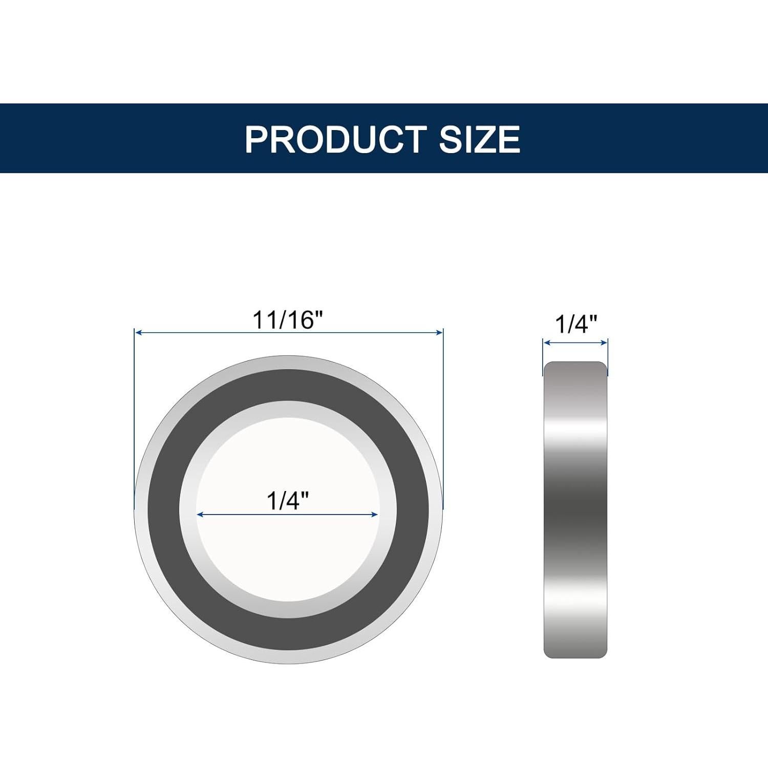 Rodamientos de Bolas Miniatura Hipicco 1602-2RS 10 Unidades