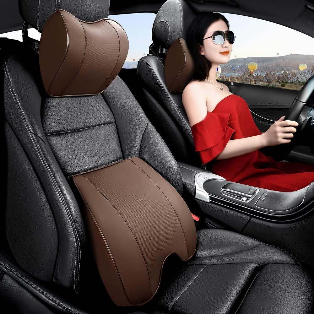 Almohada Lumbar ZLOHPAE de Espuma Viscoelástica - Marrón