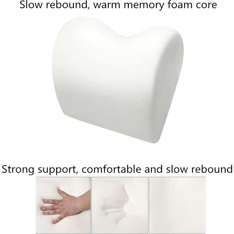 Almohada Lumbar ZLOHPAE de Espuma Viscoelástica - Marrón