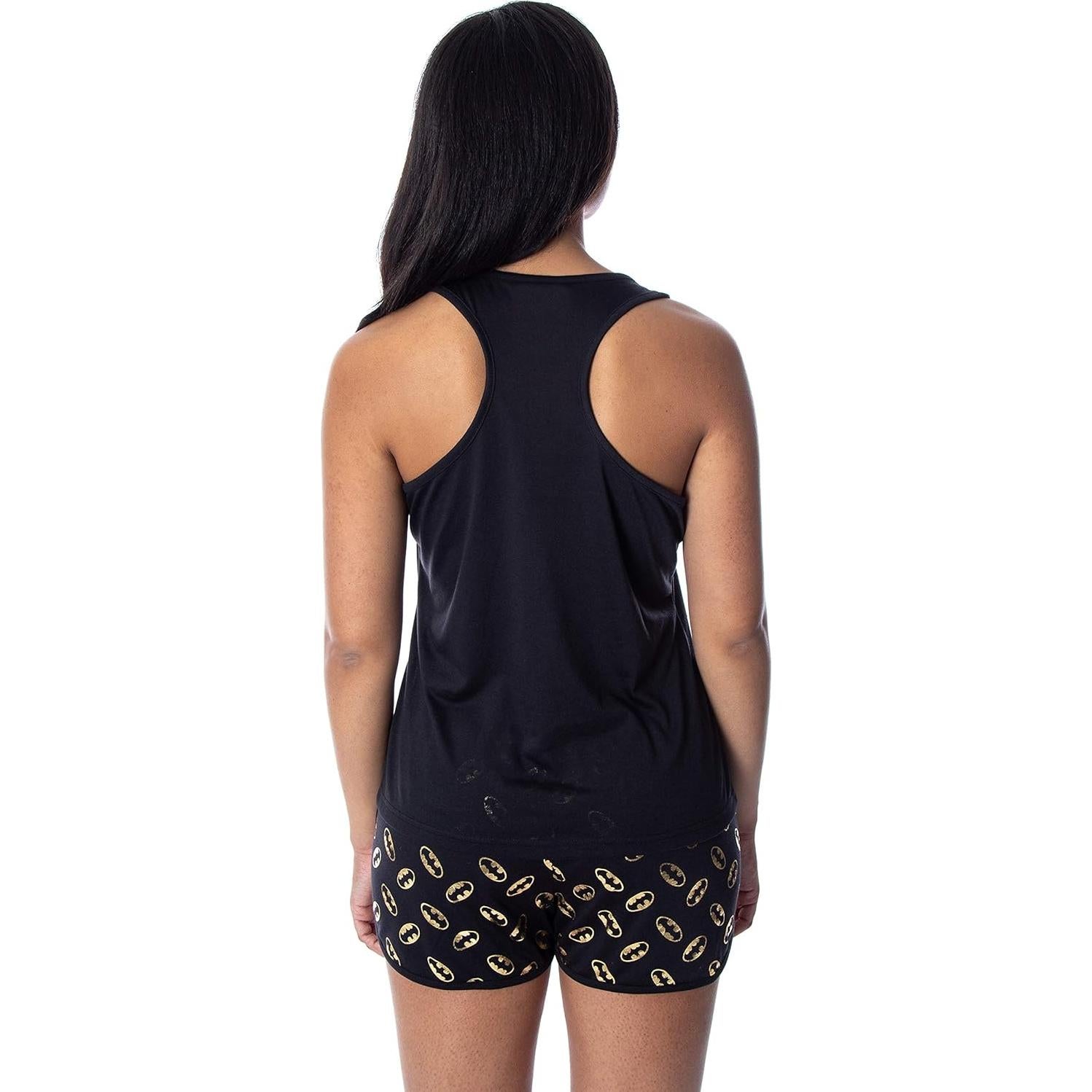 Pijama de mujer Batman Intimo con logo dorado