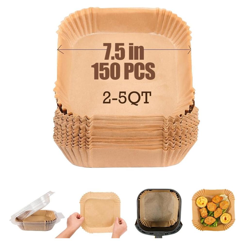 Forros Desechables para Freidora de Aire M-bestl 150 Pcs 19.05 cm
