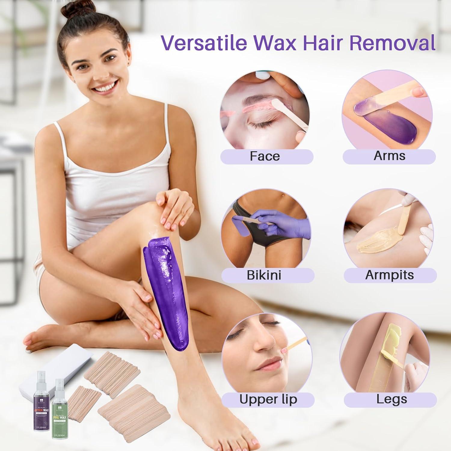 Kit de Depilación con Cera BLITZWAX - 120 Palitos y 30 Papeles