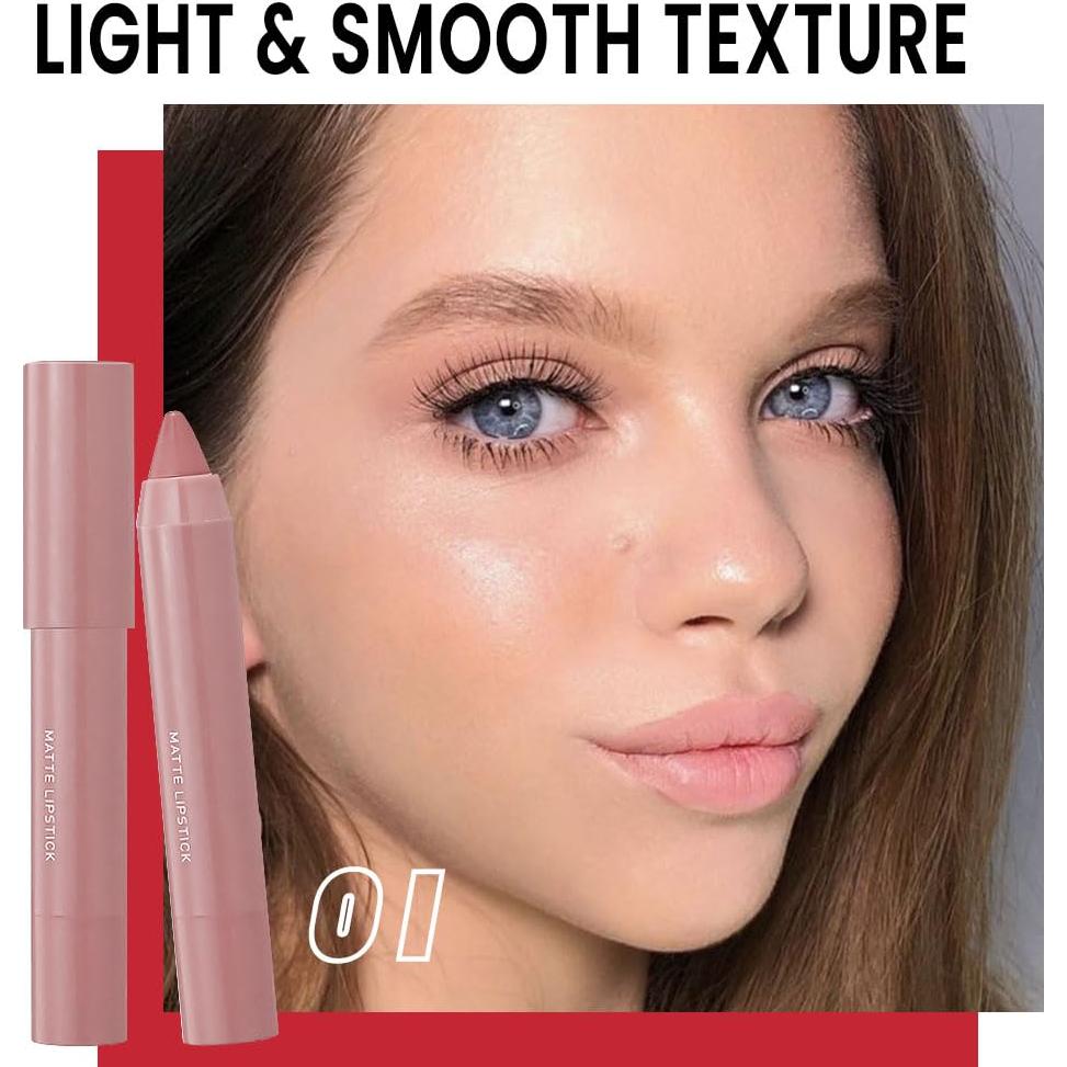 Lápiz Labial Mate BINGBRUSH 01# - Larga Duración y Hidratante