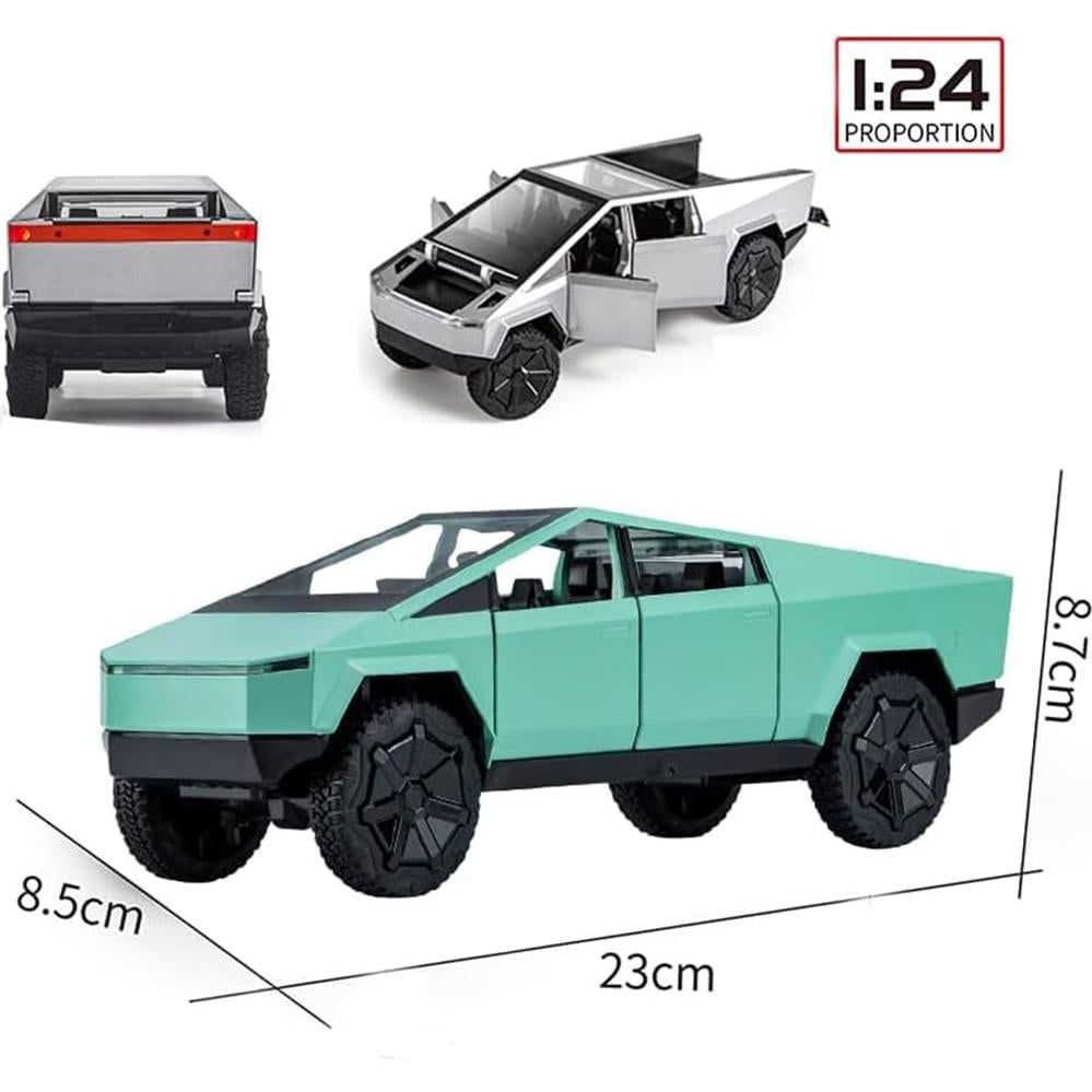 Camión de Juguete EROCK Pickup Verde 1:24 con Sonido y Luz