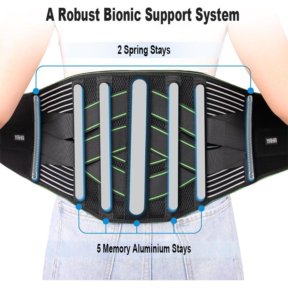 Faja de Soporte Lumbar YAHA M para Alivio de Espalda Baja